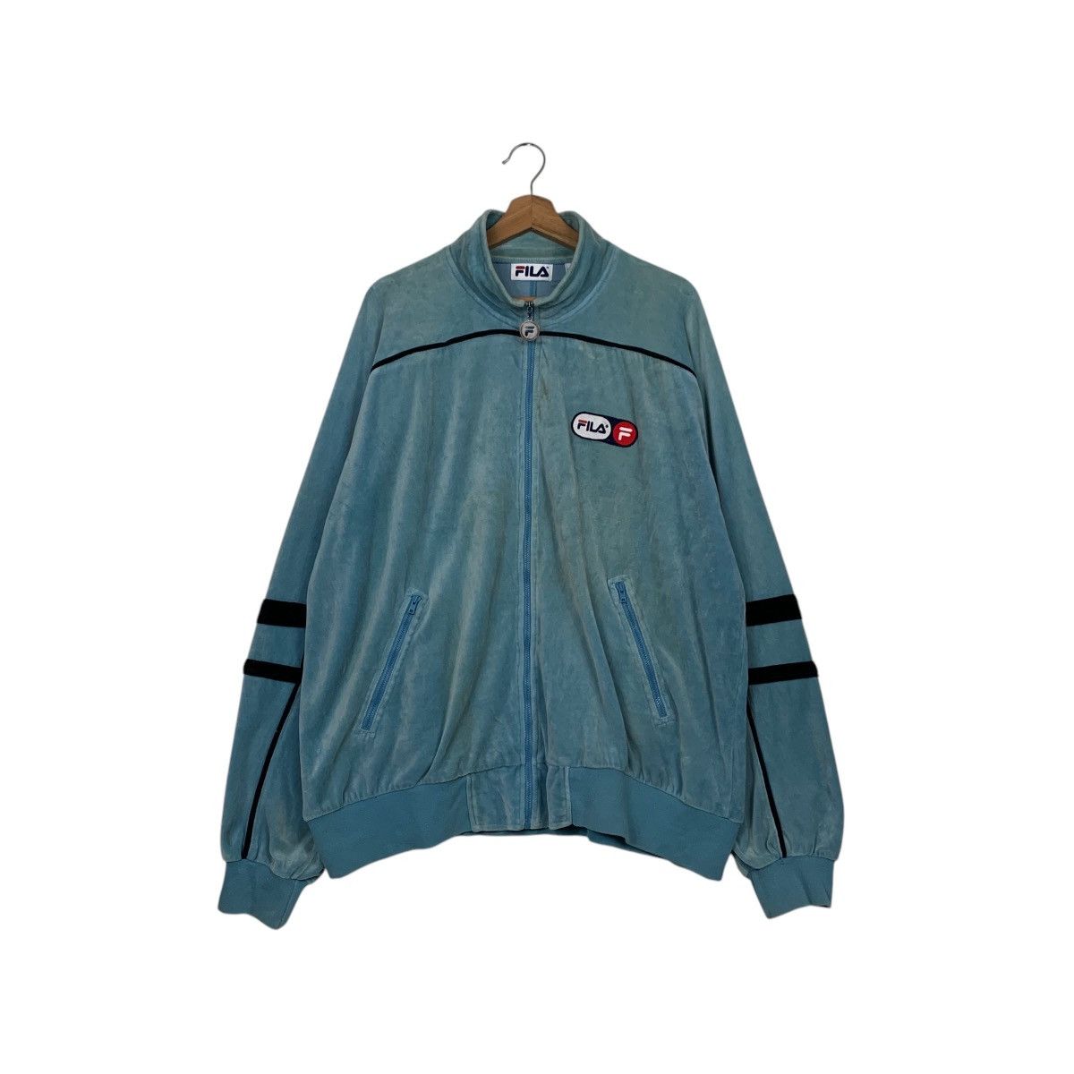 Fila Vintage 90's FILA Sweater Jacket #2526-C114 Size US L / EU 52-54 / 3 - 1 Thumbnail