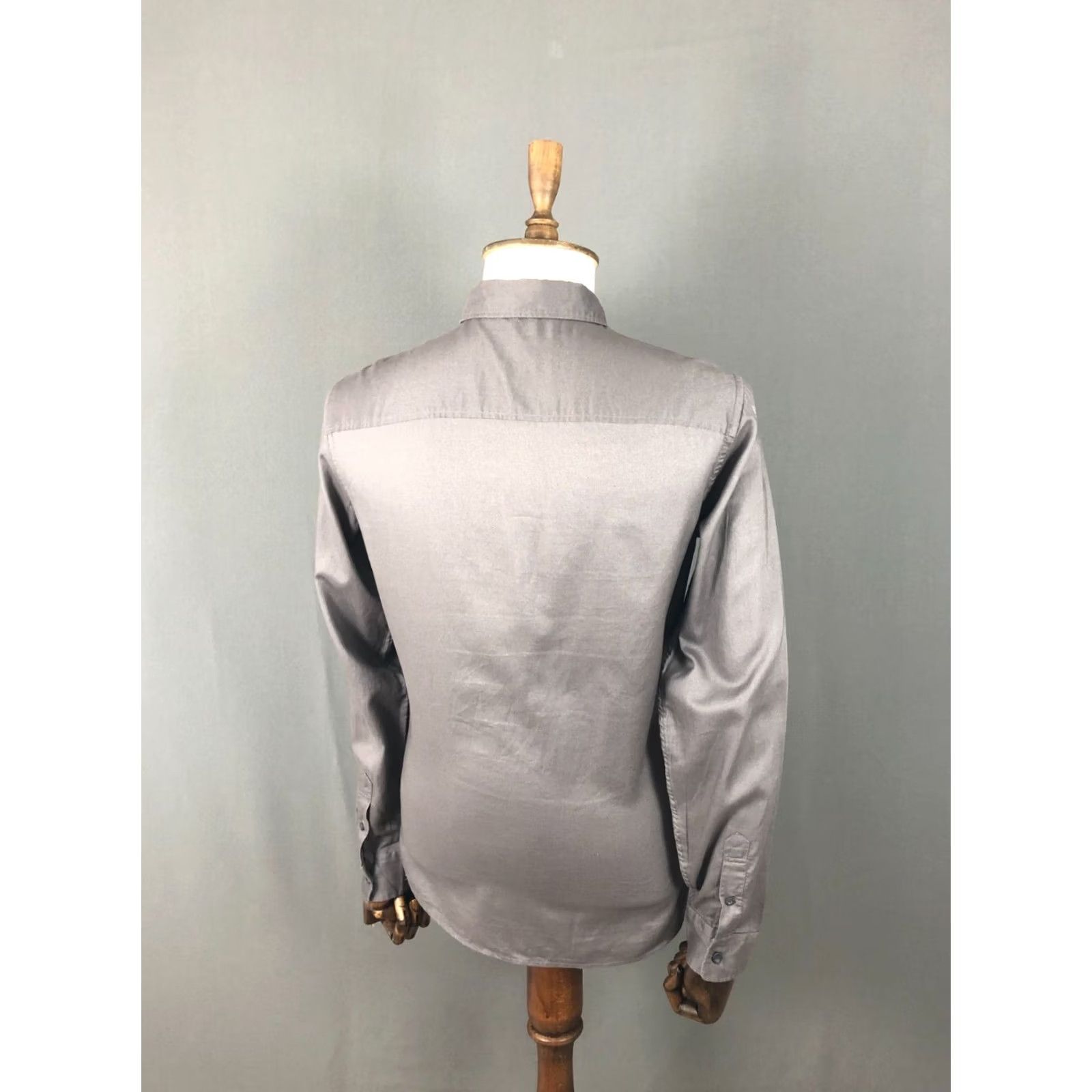 Allsaints AllSaints Bixby LS Shirt Cotton Men's Size S Brown Size US S / EU 44-46 / 1 - 3 Thumbnail