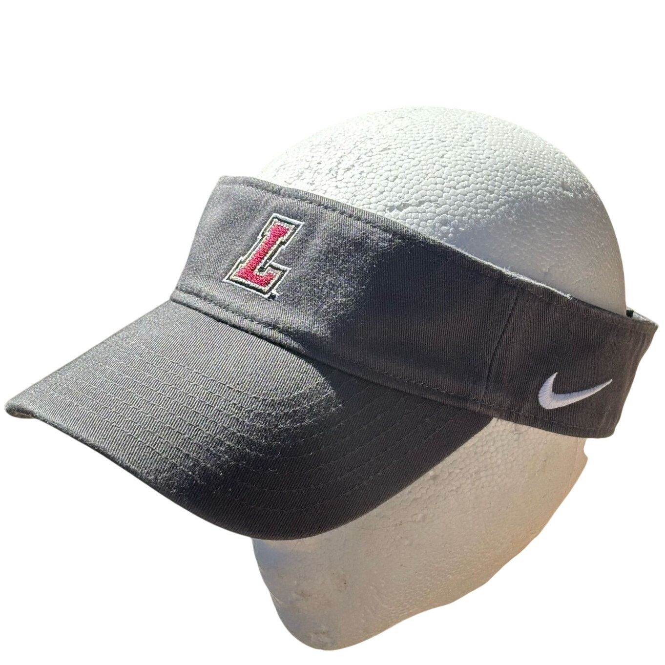 Nike Gray Nike University Lynchburg Visor Size ONE SIZE - 3 Thumbnail