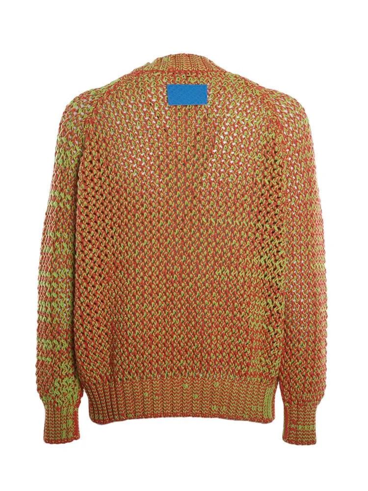 Sunnei o1mle0424 Crewneck Sweater in Brown Size US XL / EU 56 / 4 - 2 Thumbnail
