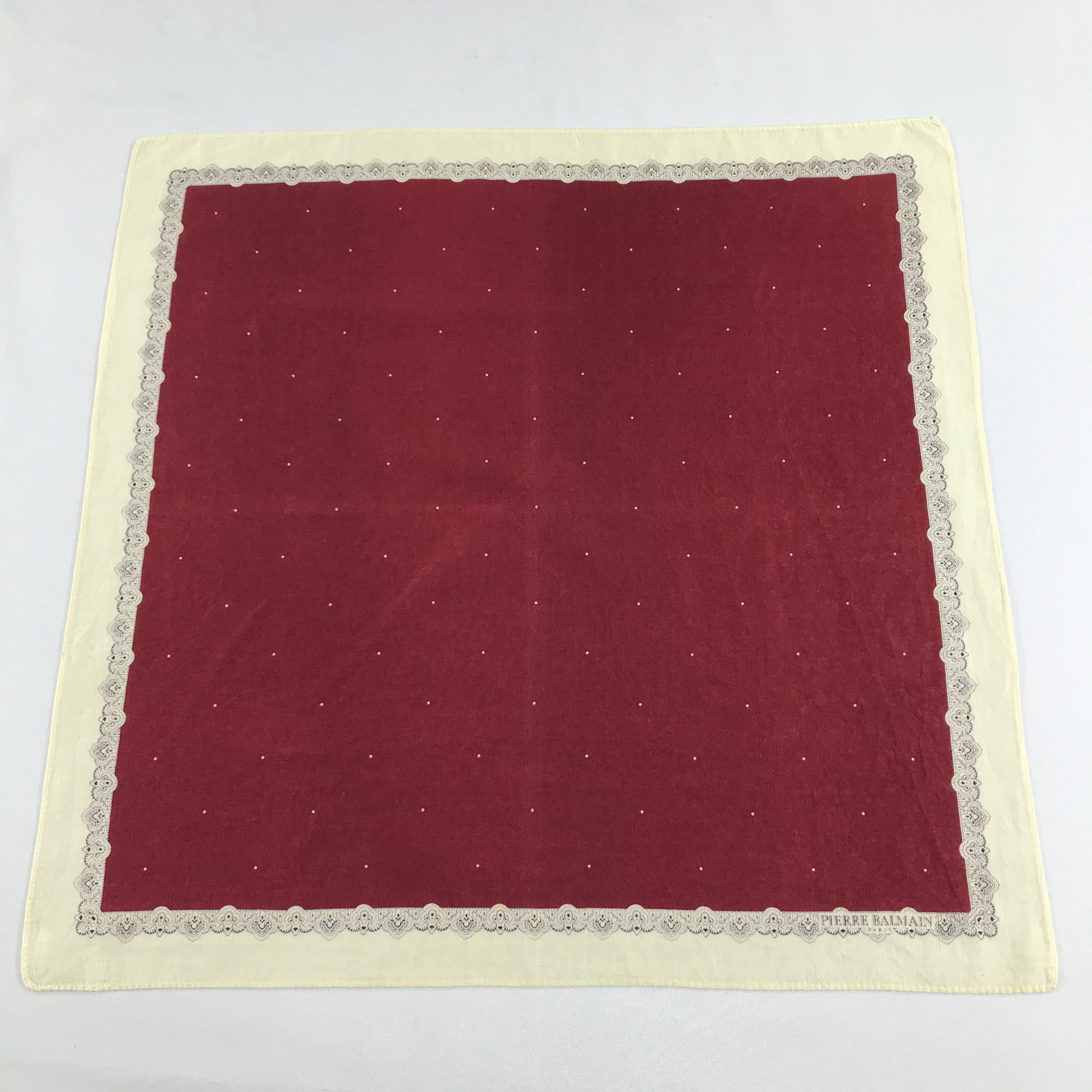 Pierre Balmain Pierre Balmain Handkerchief Neckerchief Bandana H1220 Size ONE SIZE - 2 Thumbnail