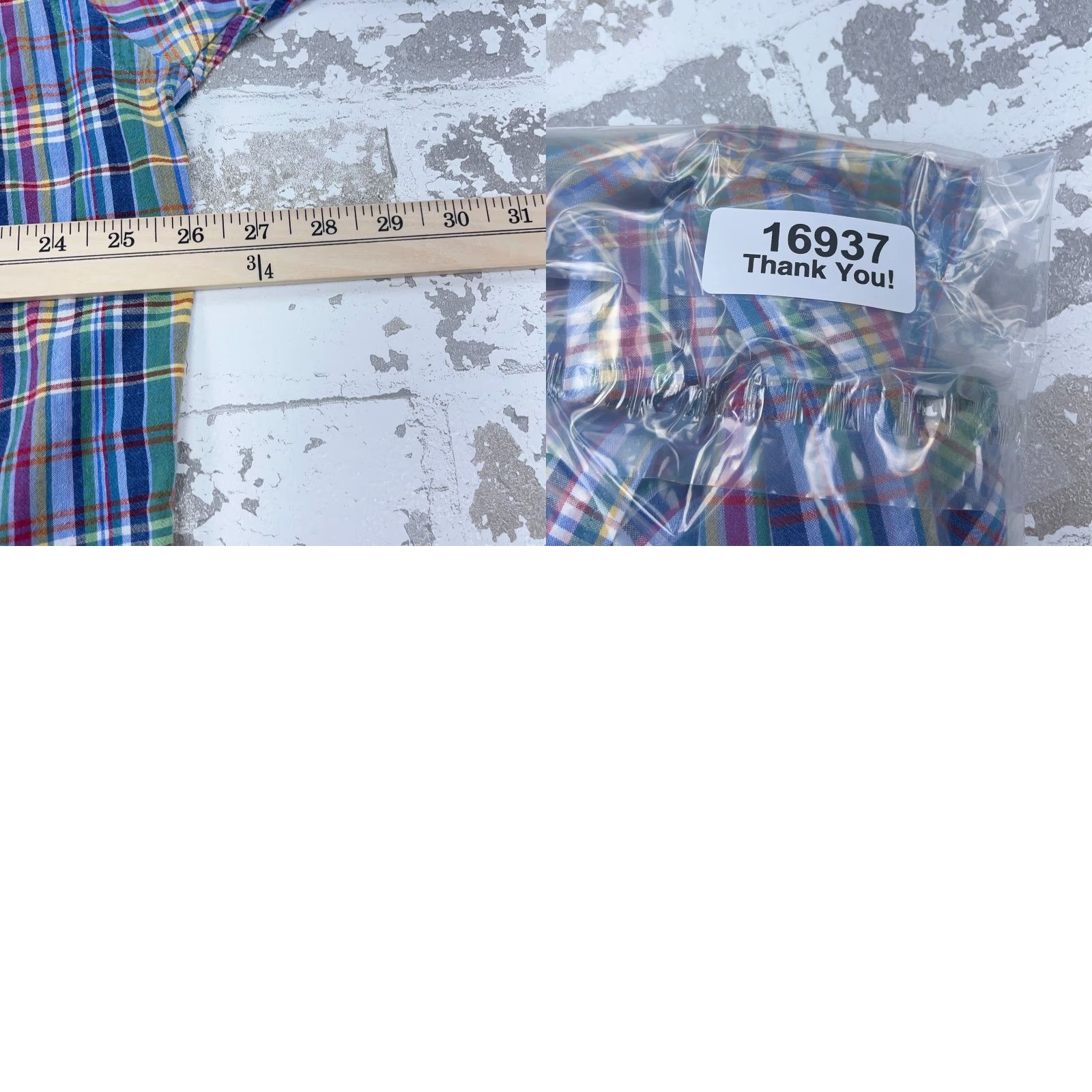 Ralph Lauren VINTAGE Ralph Lauren Men XL Button-Up Shirt Plaid Short Sleeve Blue Pink Casual Office Party Size US XL / EU 56 / 4 - 8 Thumbnail