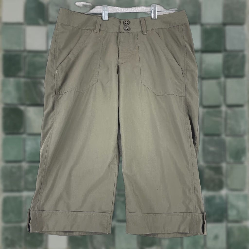Merrell Merrell Brown Cropped Straight Pants Womens Hiking Outdoors Mid-Rise Size 32" / US 10 / IT 46 - 1 Thumbnail