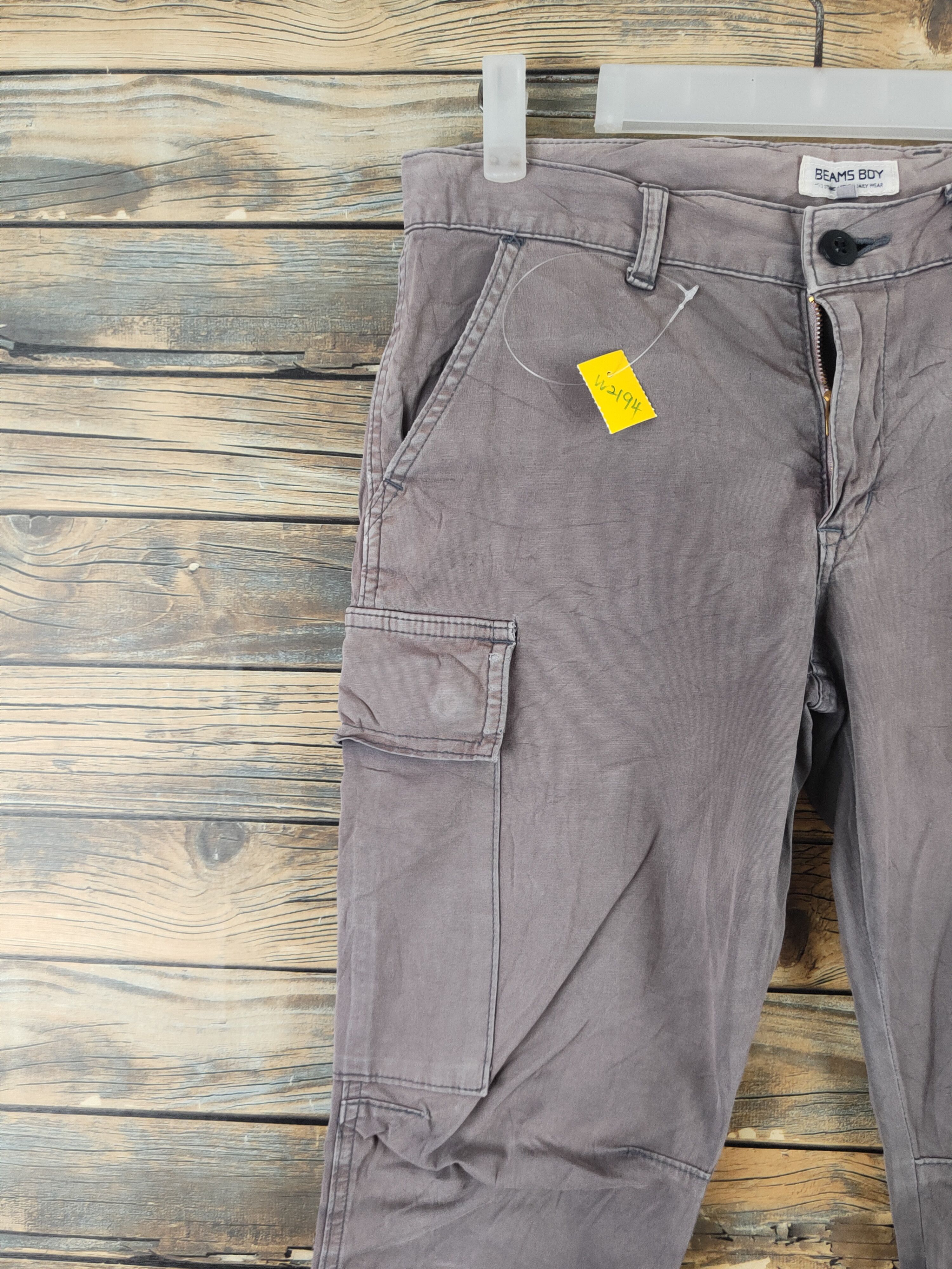 Beams Plus Beams Boy Dark Gray Multipocket Tactical Cargo Pants #W2194 Size US 30 / EU 46 - 3 Thumbnail