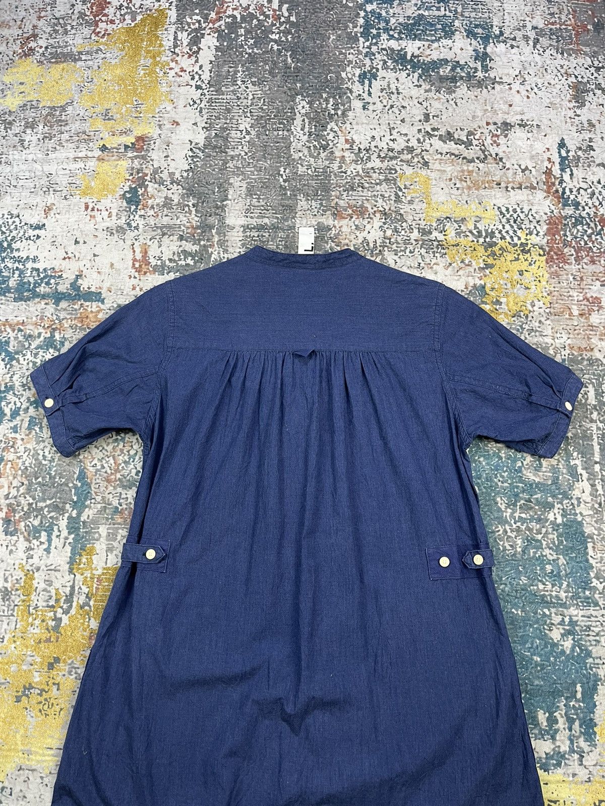 Margaret Howell MHL Margaret Howell Double Breasted Indigo Dress Size S / US 4 / IT 40 - 8 Thumbnail