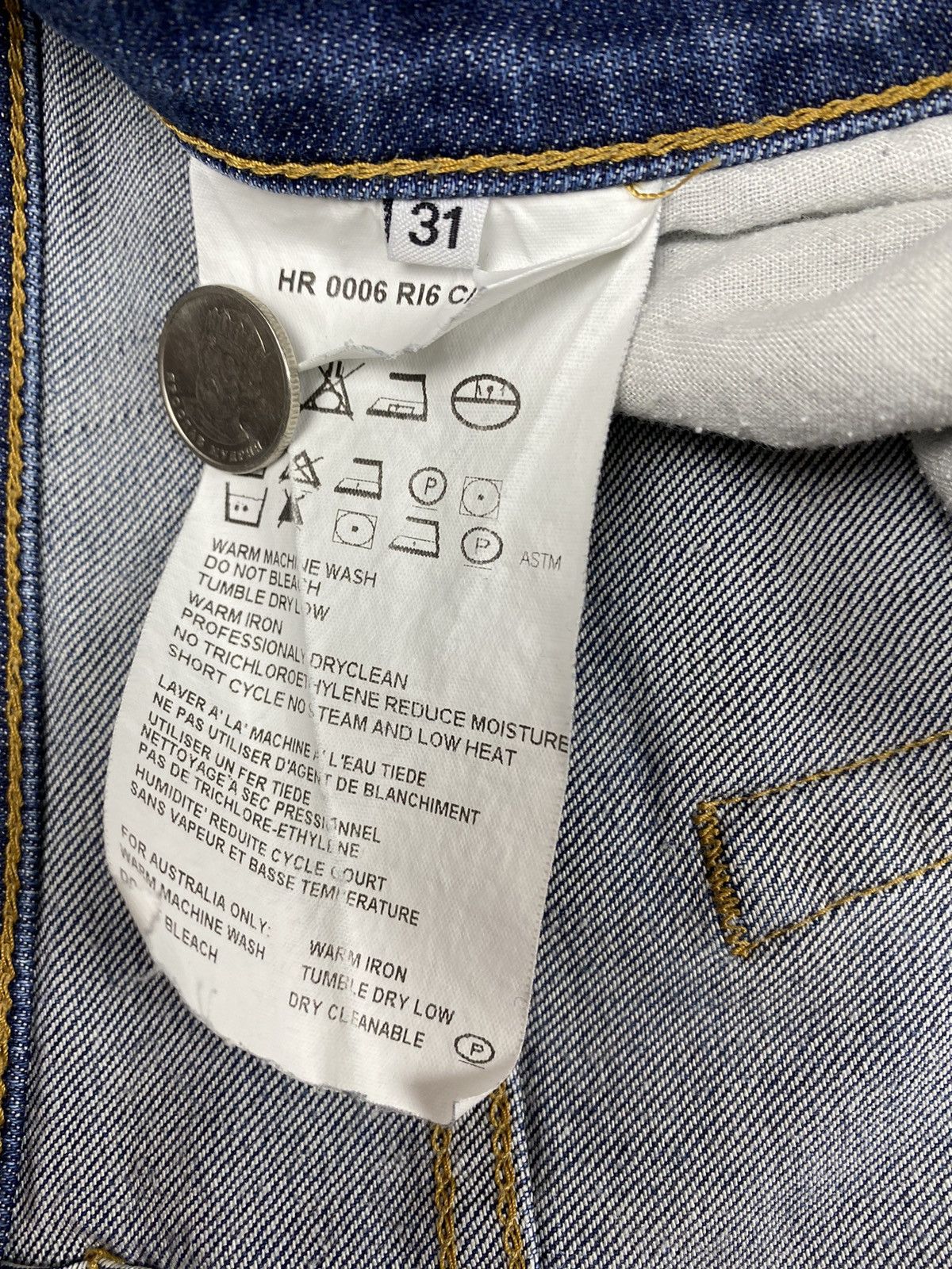 Helmut Lang 🚨 Helmut Lang vintage Jeans Classic Denim Size 31 blue Size US 31 - 5 Thumbnail