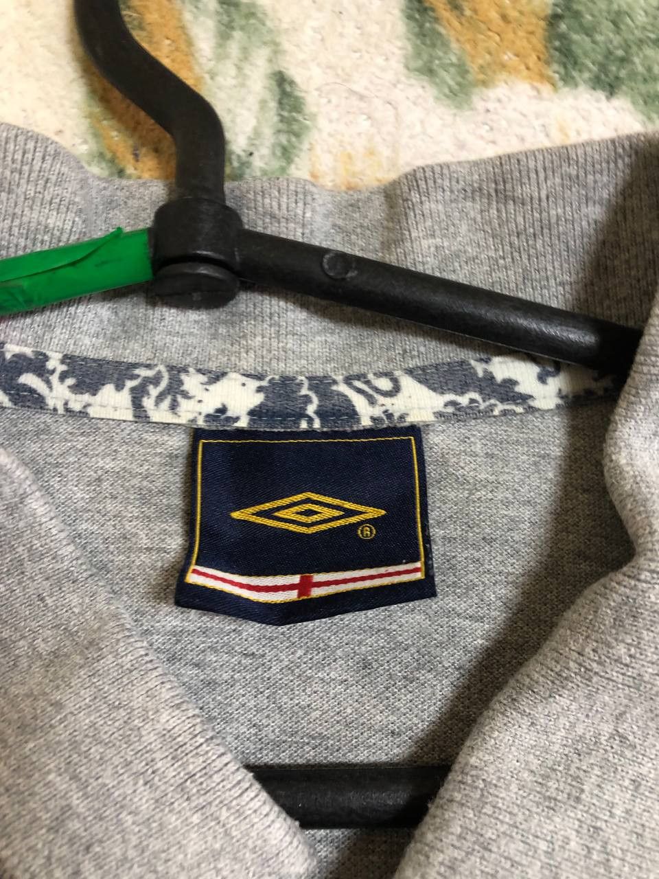 Umbro Umbro England 1994/96 Training Polo Vintage Gray Size US XL / EU 56 / 4 - 2 Thumbnail