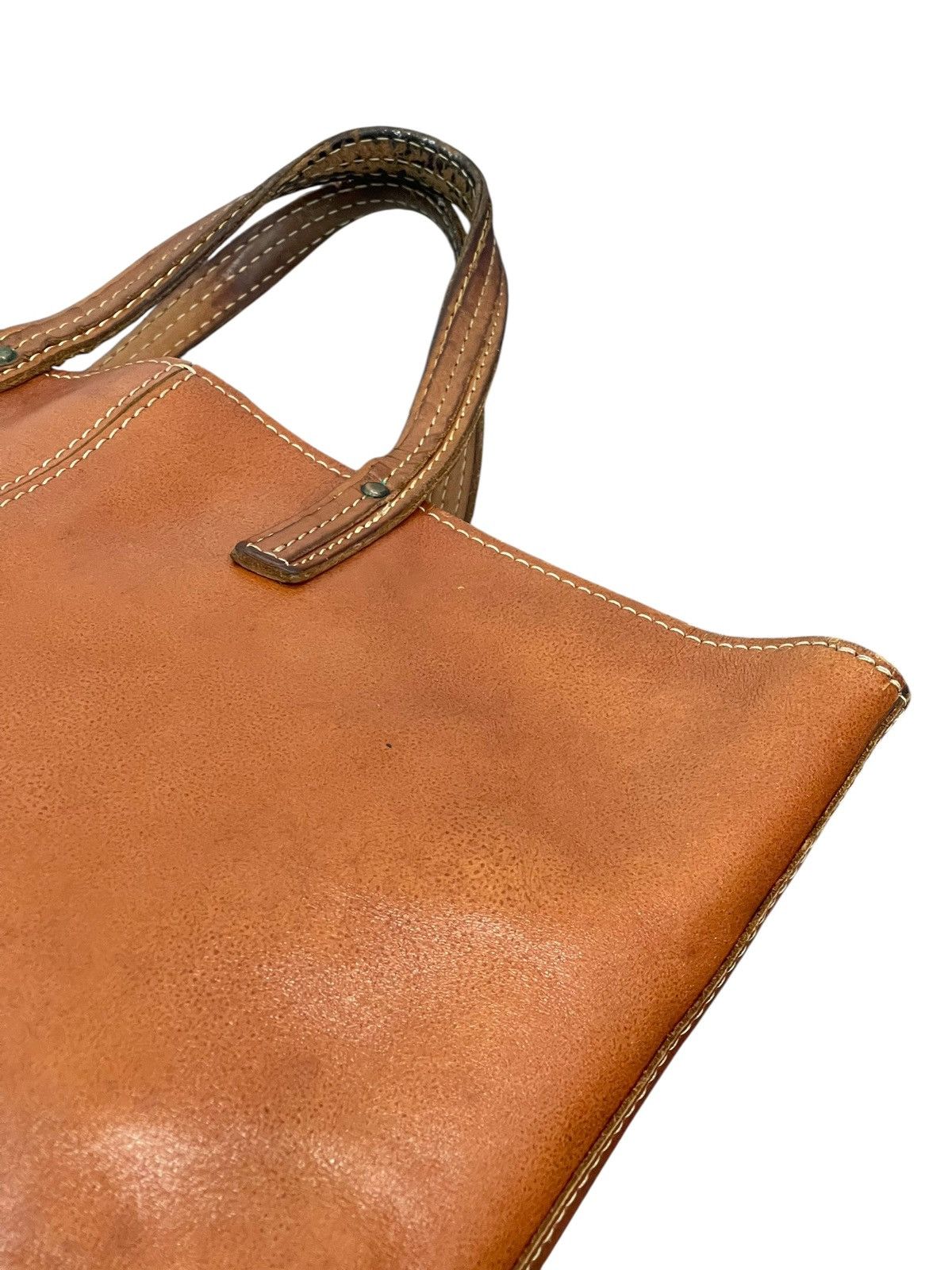 Leather Full Leather Artisan Deux Moncx Japan Tote Bag 6🟩 Size ONE SIZE - 8 Thumbnail