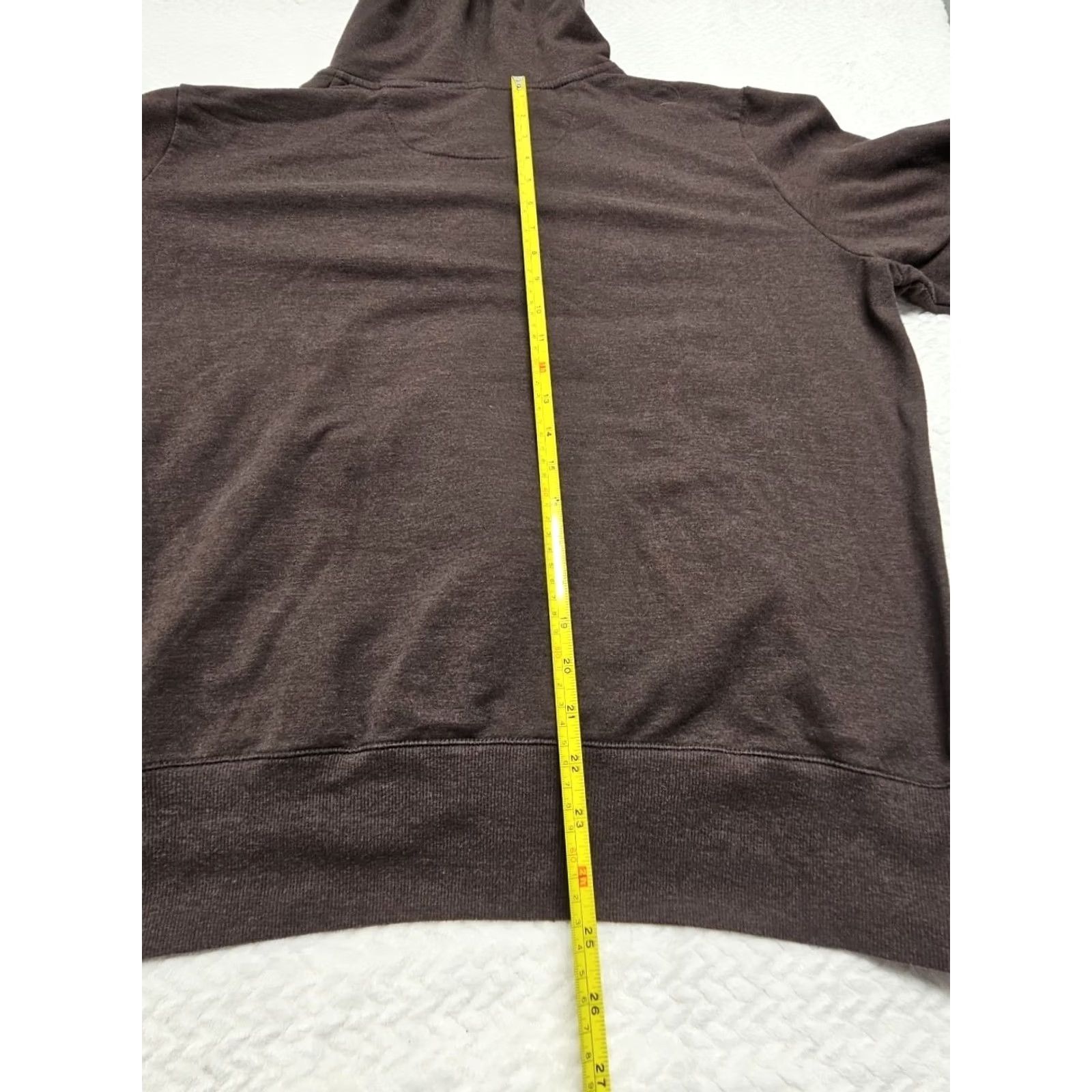 Eddie Bauer Eddie Bauer Hoodie Men 2XL Chocolate Brown Full Zip Hooded Pockets Classic Jacket Style: Full Zip, Zip Up, Long Sleeve, Chest Pockets Size US XXL / EU 58 / 5 - 7 Thumbnail