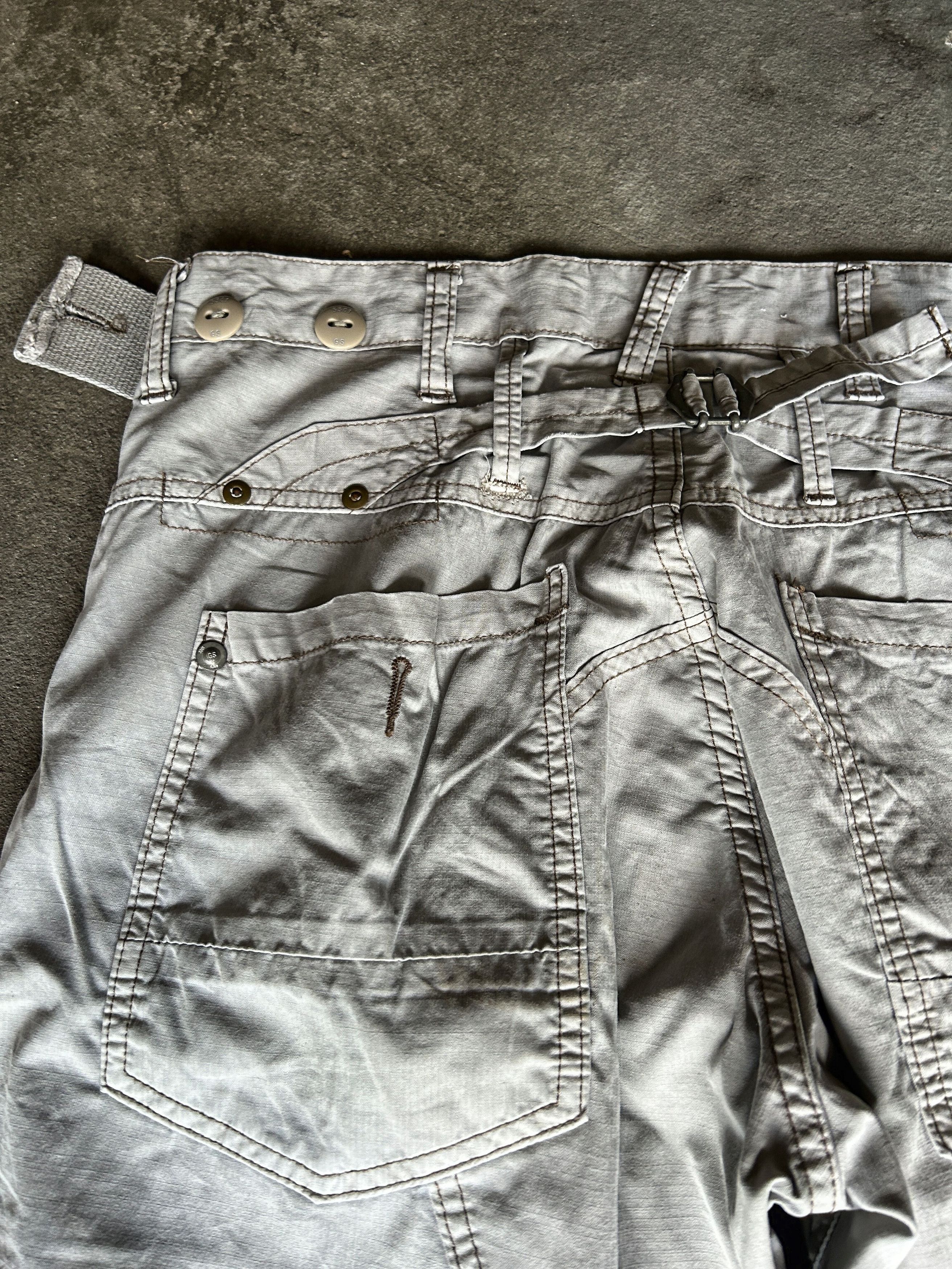 G-Star Vintage Grey Cargo Pants Wide Leg Utility Tactical Style Size US 32 / EU 48 - 4 Thumbnail