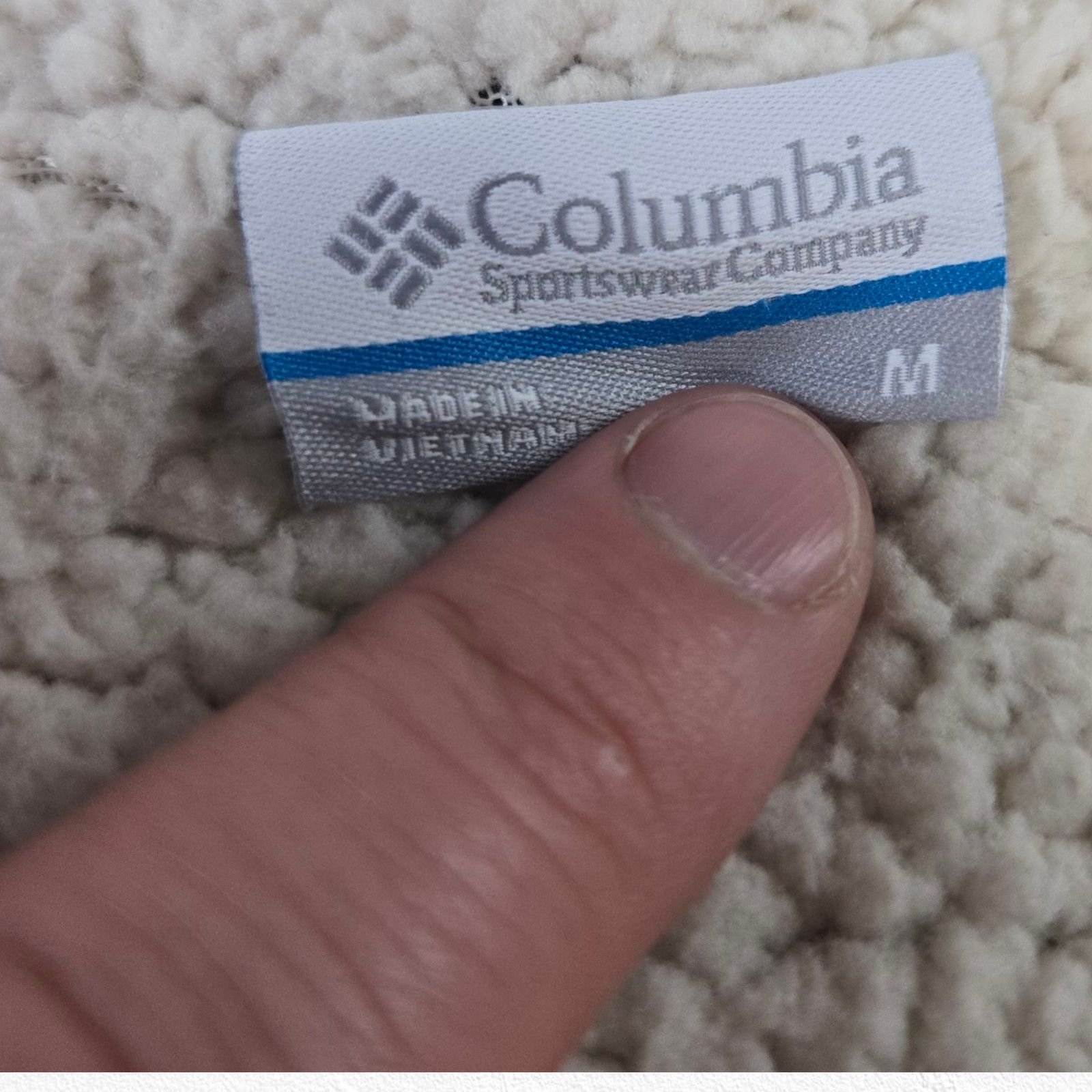 Columbia Columbia Gray Asymmetrical Fleece Sherpa Jacket Size Medium Size M / US 6-8 / IT 42-44 - 7 Thumbnail