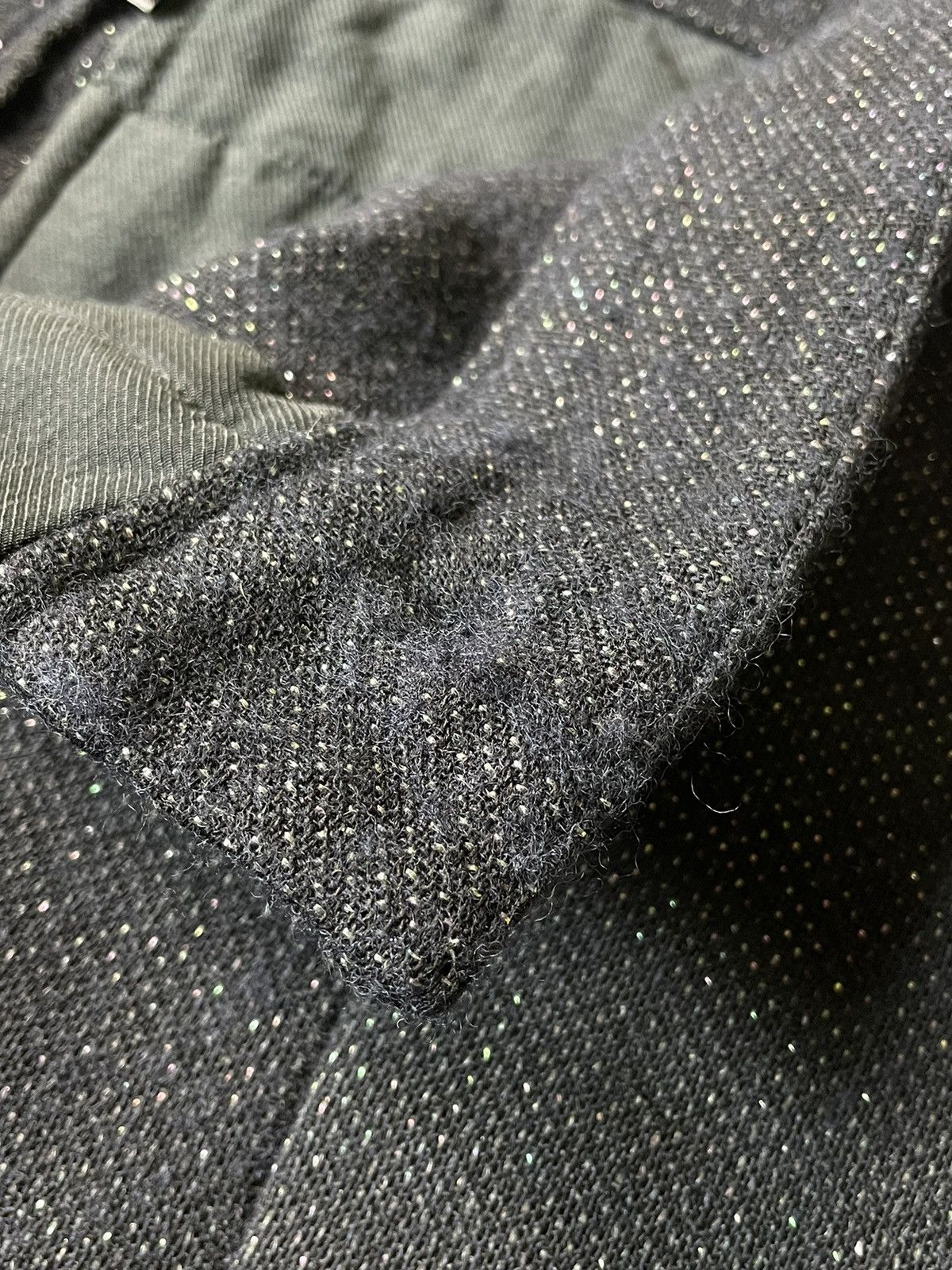 Ann Demeulemeester Ann Demeulemeester Shiny Polka Dot Blazer & Wide Pants Suit Size XS / US 0-2 / IT 36-38 - 16 Thumbnail