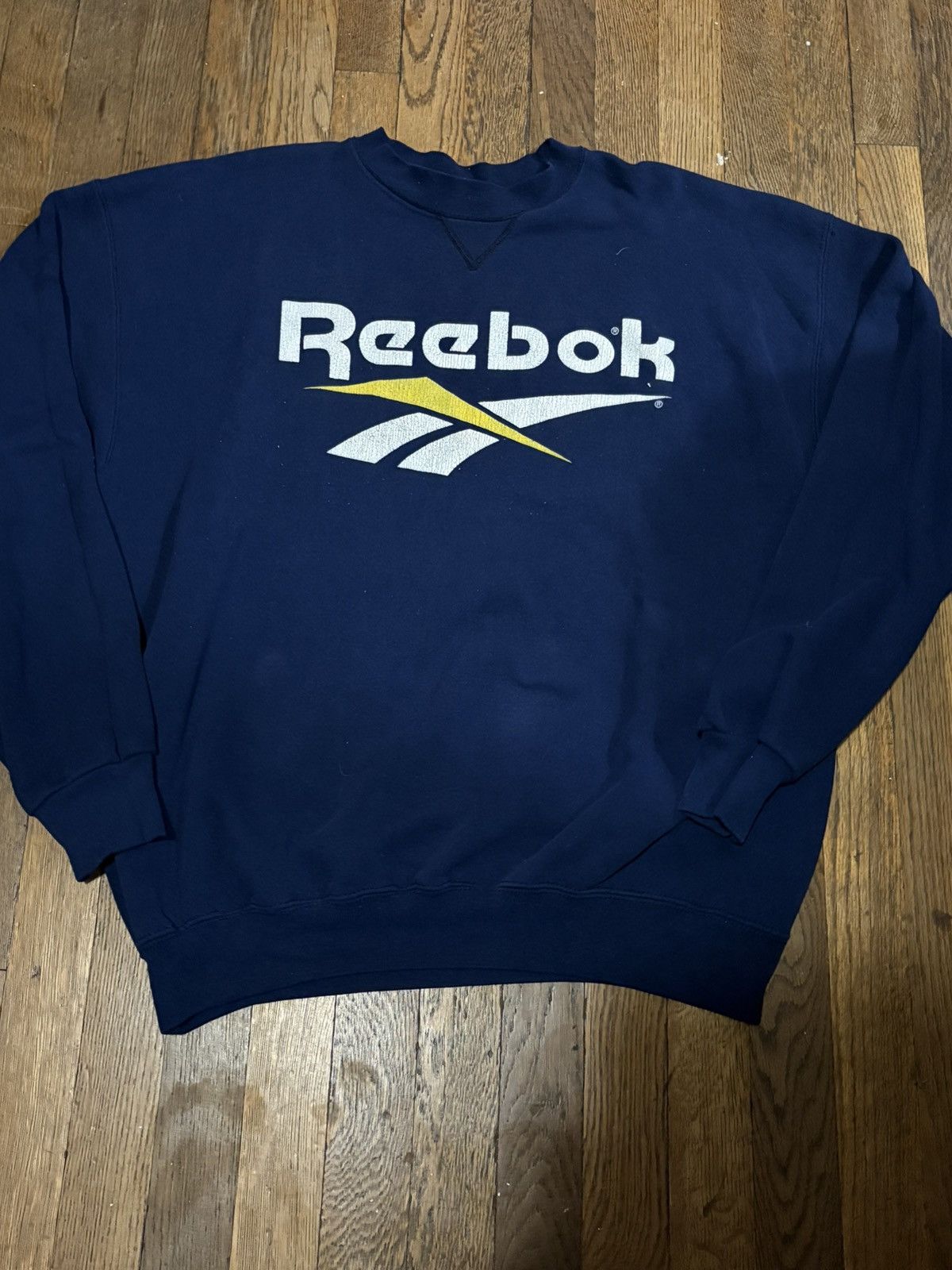 Reebok × Vintage REEBOK Classic Logo Crewneck Sweatshirt Size US XL / EU 56 / 4 - 1 Thumbnail