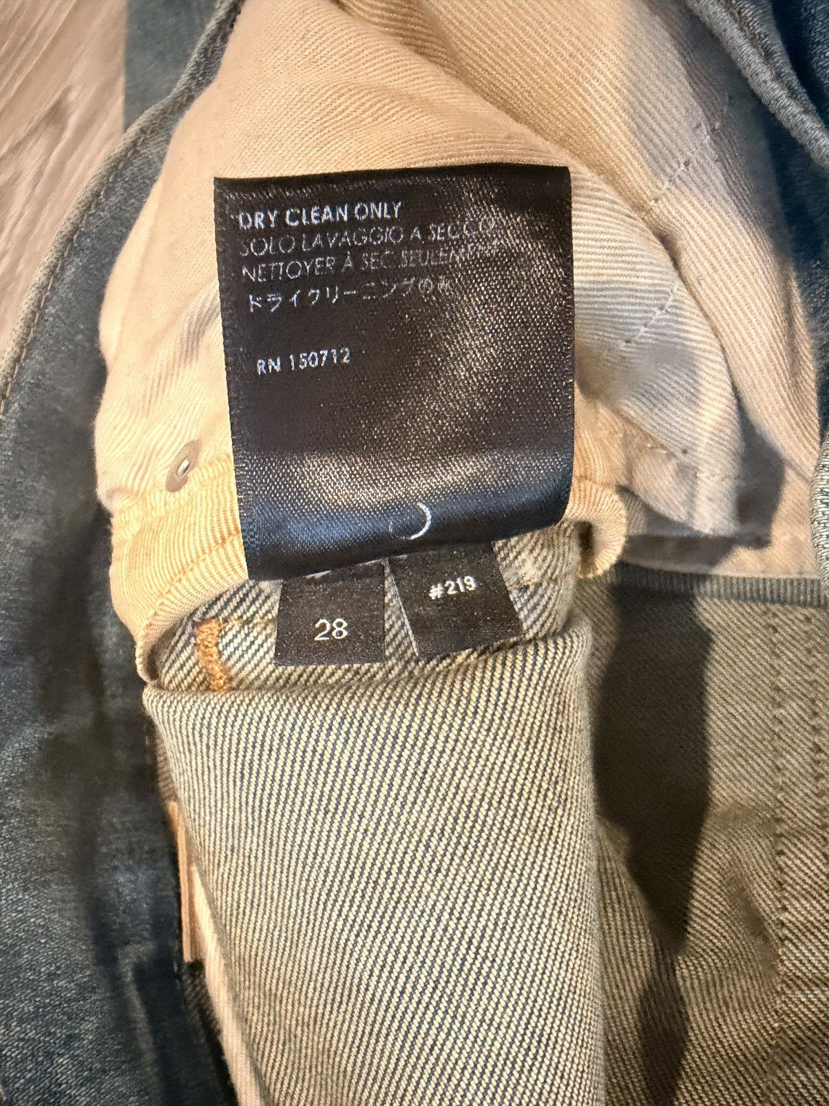 Amiri Amiri Dirty Indigo Size US 28 / EU 44 - 5 Thumbnail