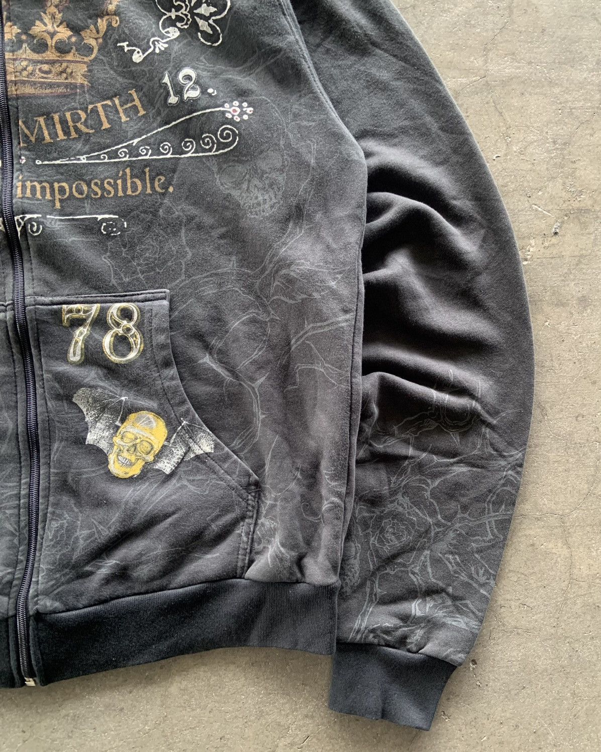 If Six Was Nine × Japanese Brand × Le Grande Bleu (L.G.B.) 2000s Minut Mirth Ifsxwasnine Lgb Style Sip Up Hoodie Size US L / EU 52-54 / 3 - 2 Thumbnail