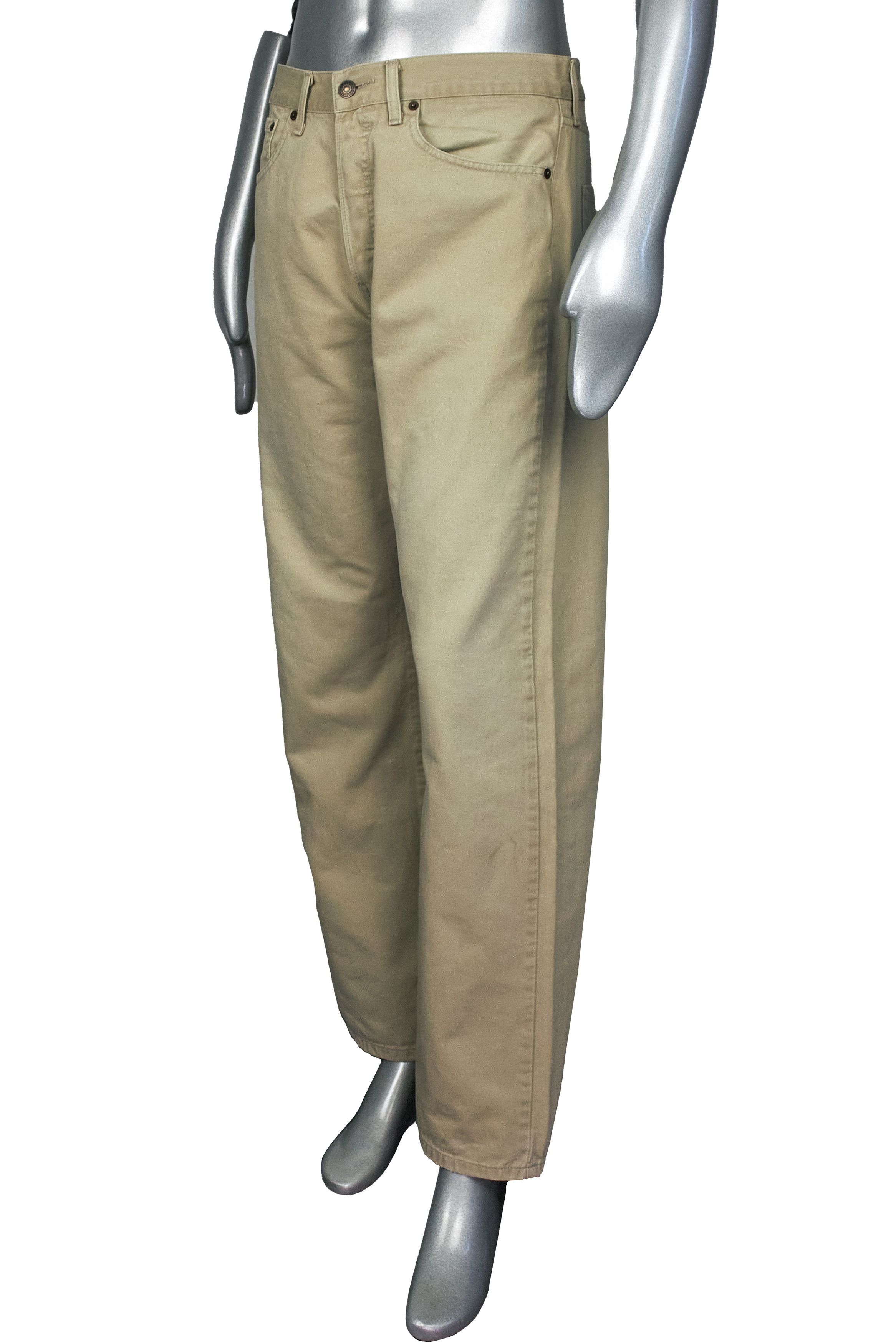 Levi's Vintage Levi's Men's Beige Jeans, Casual Pants Y2K Size US 34 / EU 50 - 3 Thumbnail