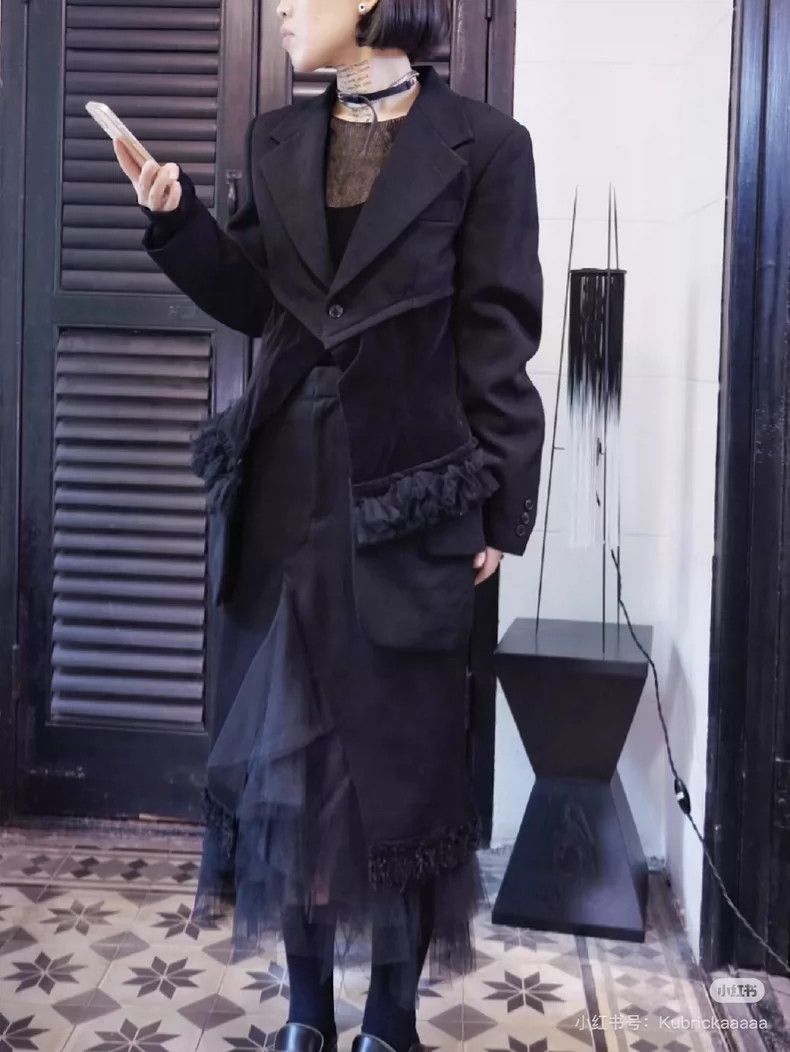 Comme des Garcons Comme Des Garcons Velvet paneled suit at waist Size M / US 6-8 / IT 42-44 - 6 Thumbnail