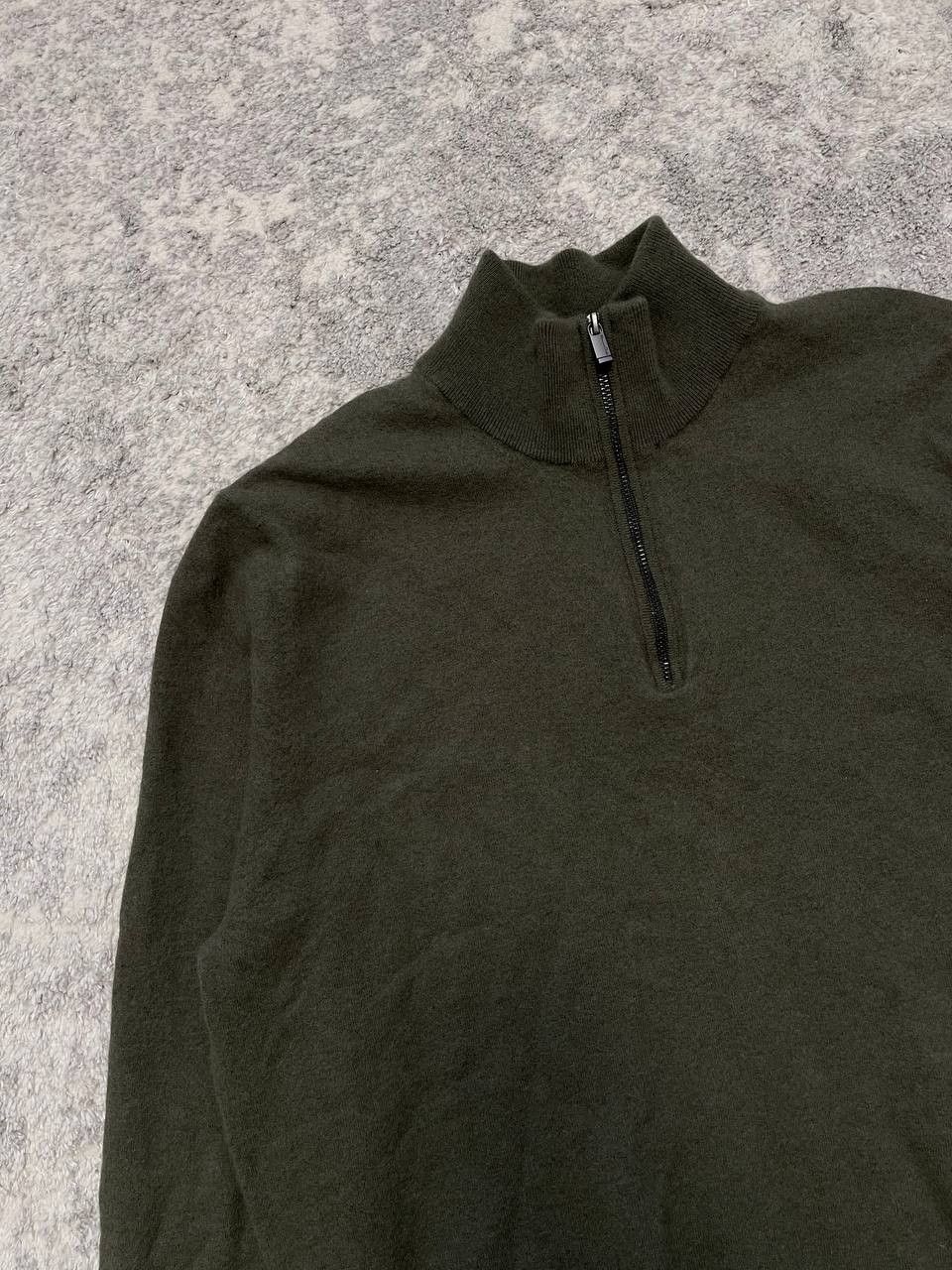 Massimo Dutti Massimo Dutti Quarter-Zip Wool Cashmere Knit Sweater Mens Size US M / EU 48-50 / 2 - 4 Thumbnail