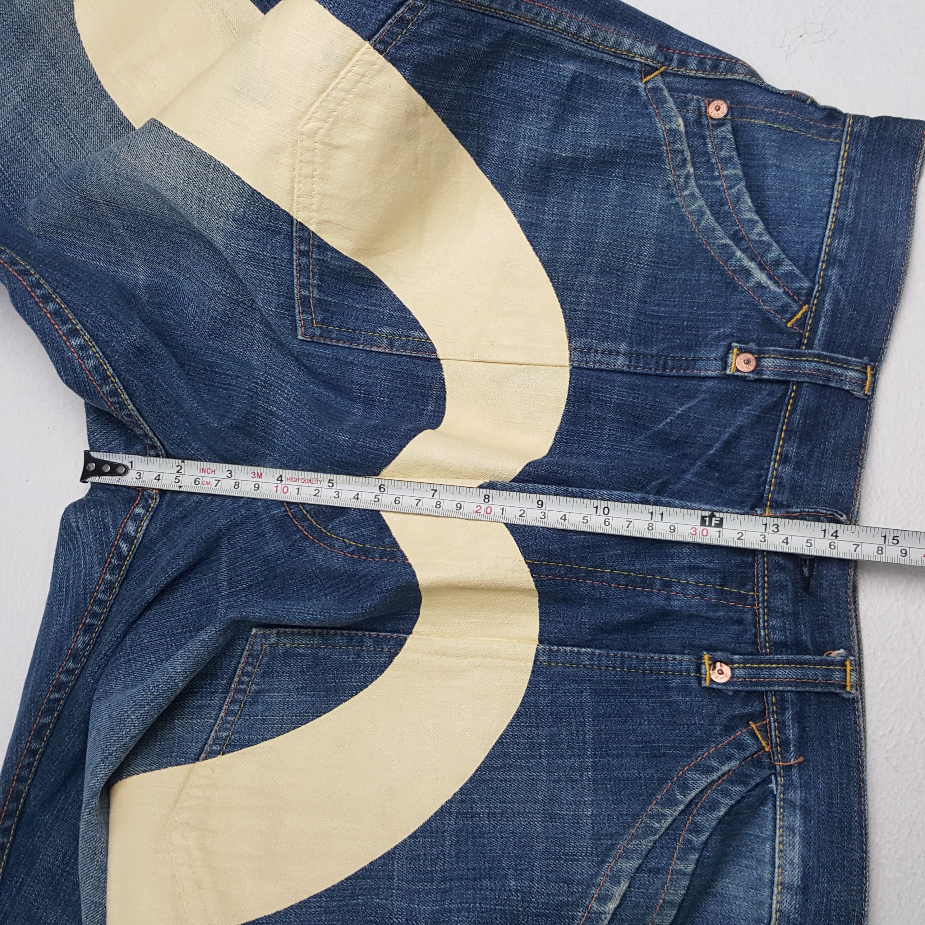 Evisu × Vintage Vintage Evisu Japan Custom Art Daicock Denim Jeans Size US 31 - 8 Thumbnail