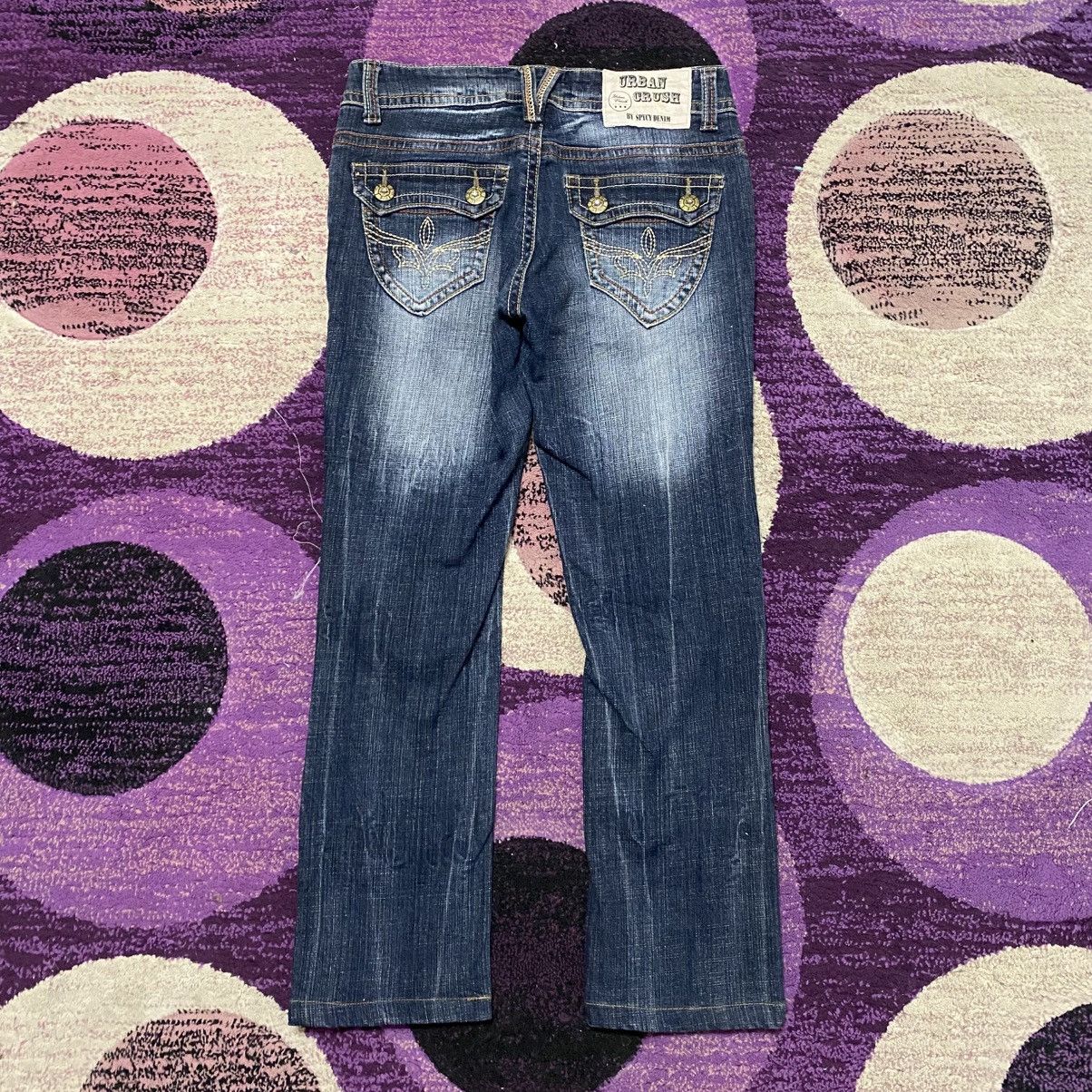Japanese Brand Vintage Flare Urban Crush Denim Jeans Size US 30 / EU 46 - 7 Thumbnail