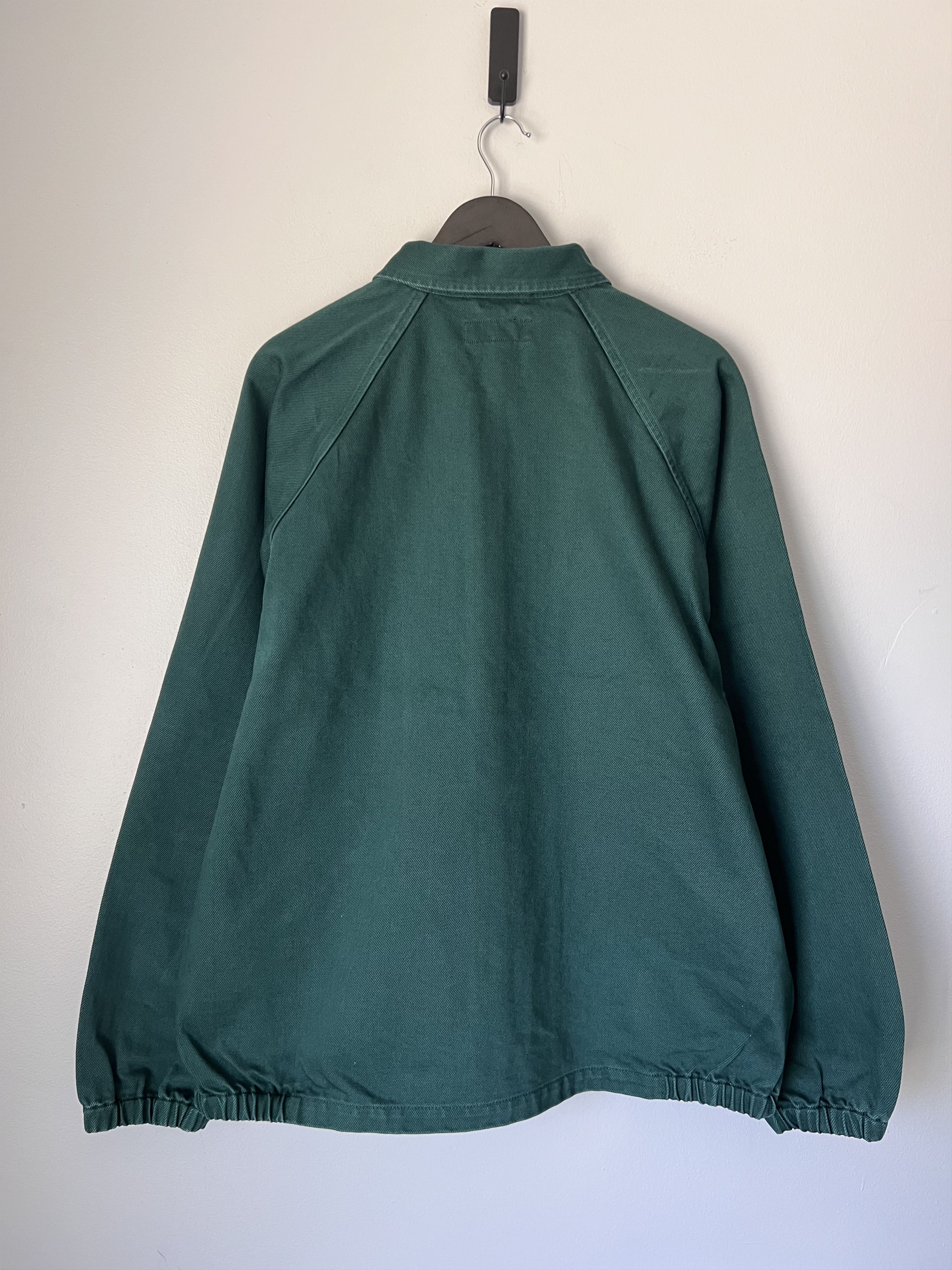 Supreme Supreme Arc Logo Coaches Jacket in Green Denim Size US L / EU 52-54 / 3 - 5 Thumbnail