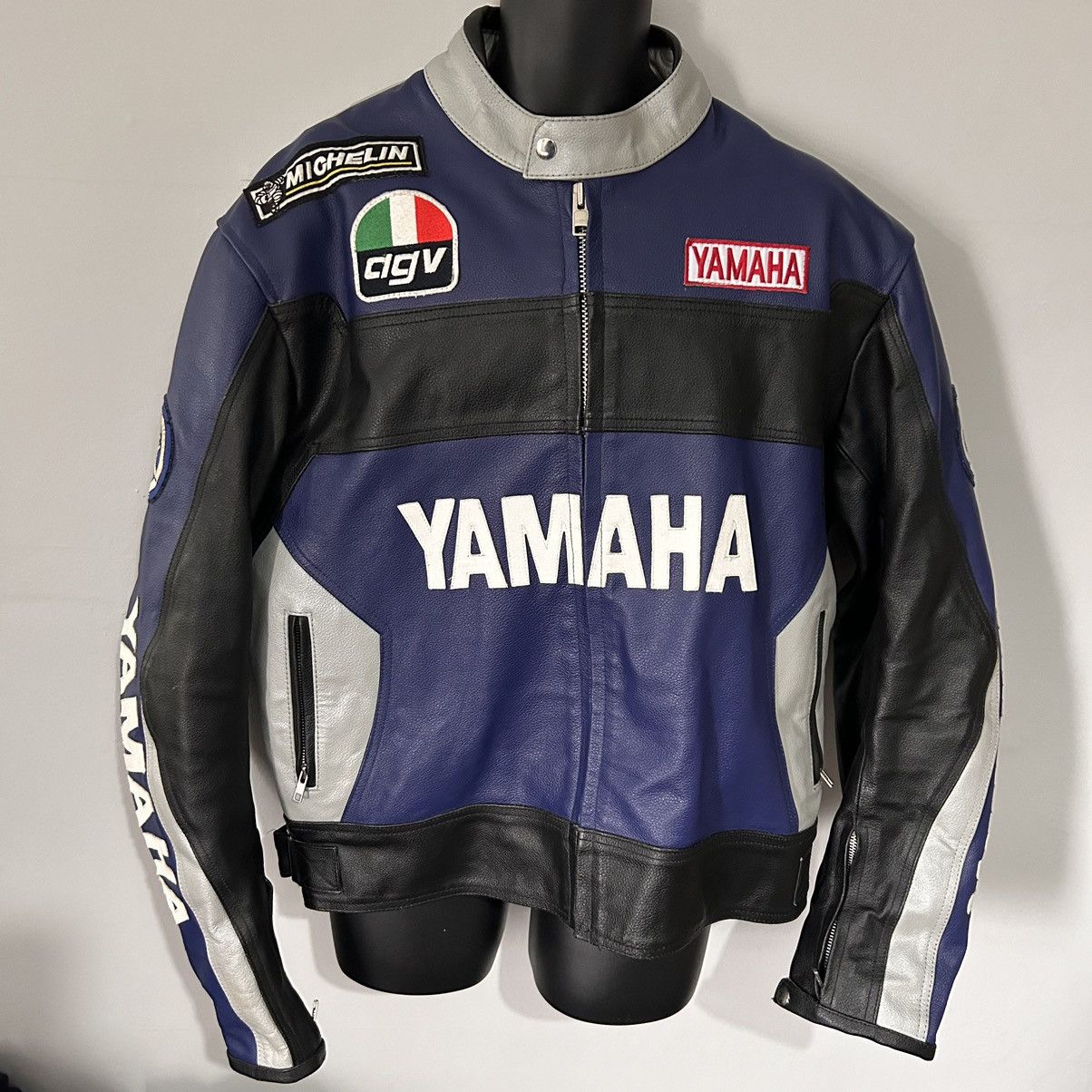 Yamaha Valentino Rossi Leather biker/ motorcycle jacket 3XL