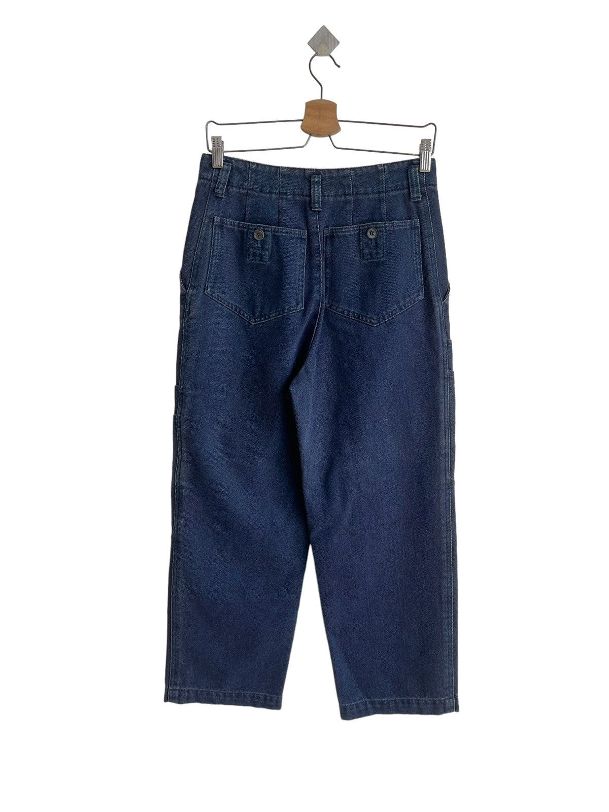 Final Home FW02 Hai Sporting Gear Indigo Parachute Pocket Baggy Denim Size US 30 / EU 46 - 8 Thumbnail