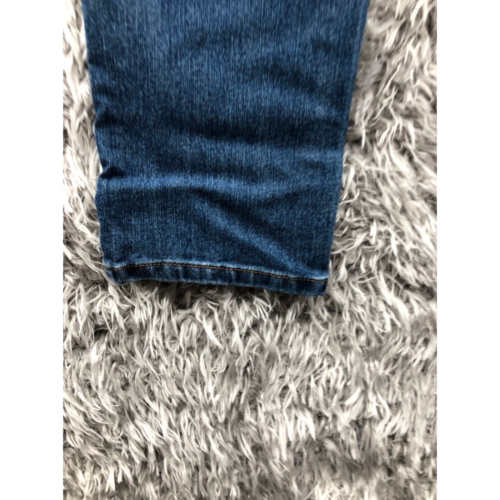 Vintage Style & Co Jeans Skinny Womens 6 Regular Denim Blue Dark Wash Slim 28in Inseam 27in Mid Rise Belt Loops 5-Pocket Button Zipper Size 28" / US 6 / IT 42 - 7 Thumbnail