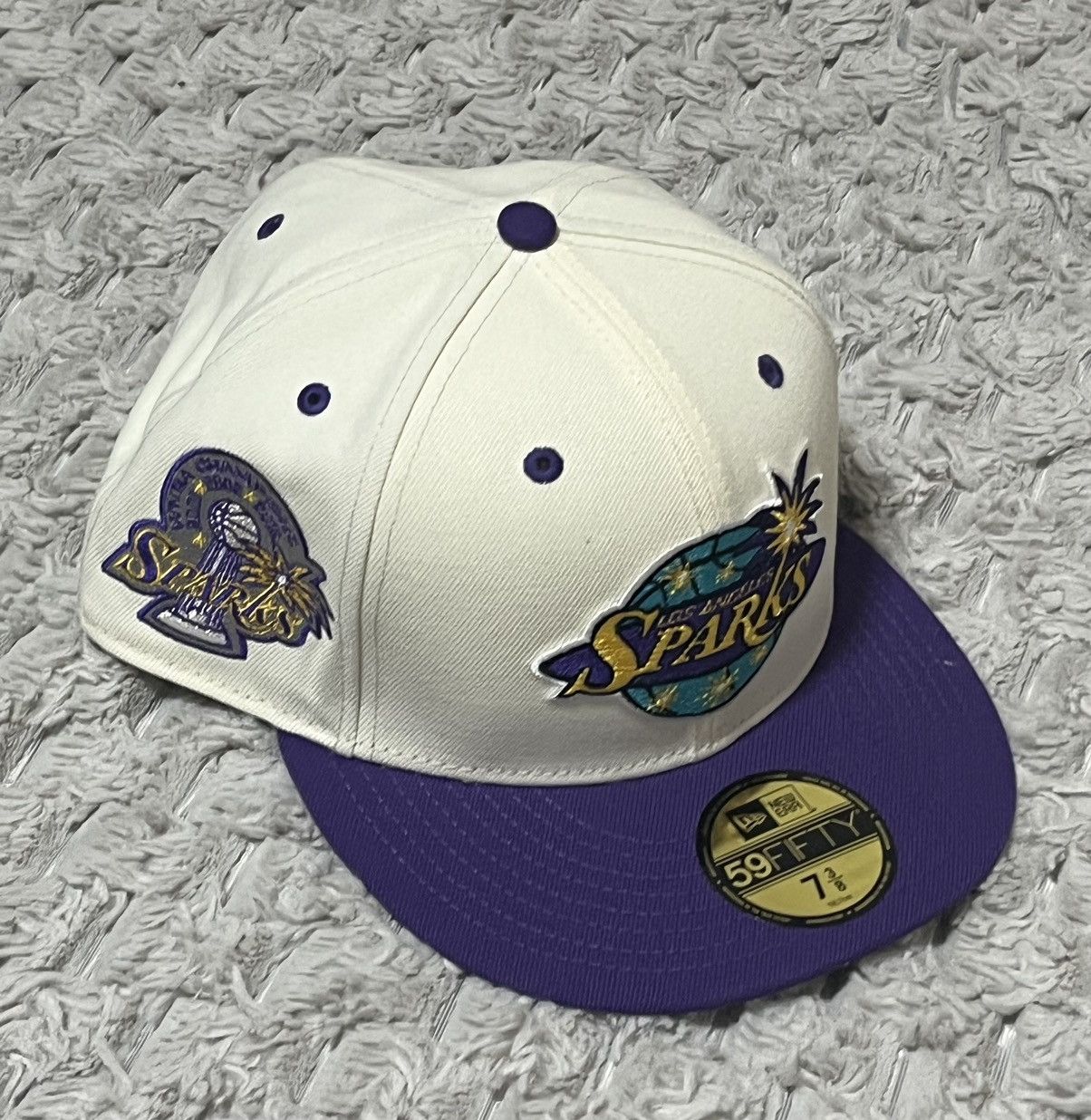 New Era 7 3/8 Lids Hat Drop LOS ANGELES SPARKS WNBA MADE FOR THE W Grailed