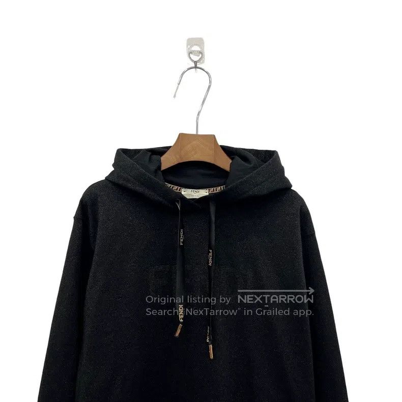Fendi Fendi Wool blend solid color hooded sweatshirt Size XXS / US 00 / IT 34 - 3 Thumbnail