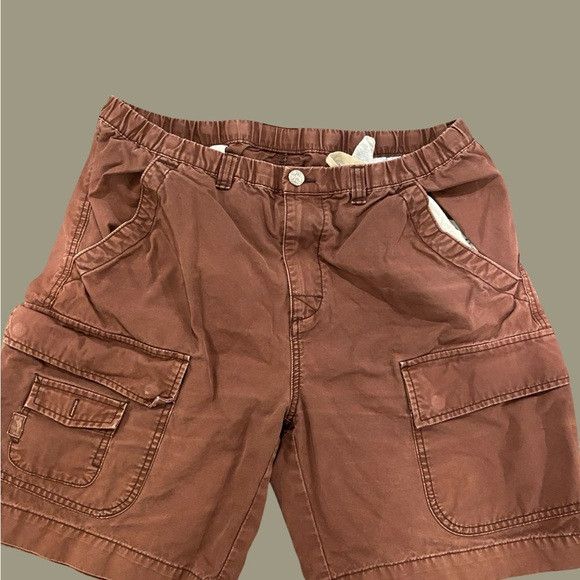 Tommy Bahama Rust Cargo Shorts with Adjustable Waistband Size US 35 - 1 Thumbnail