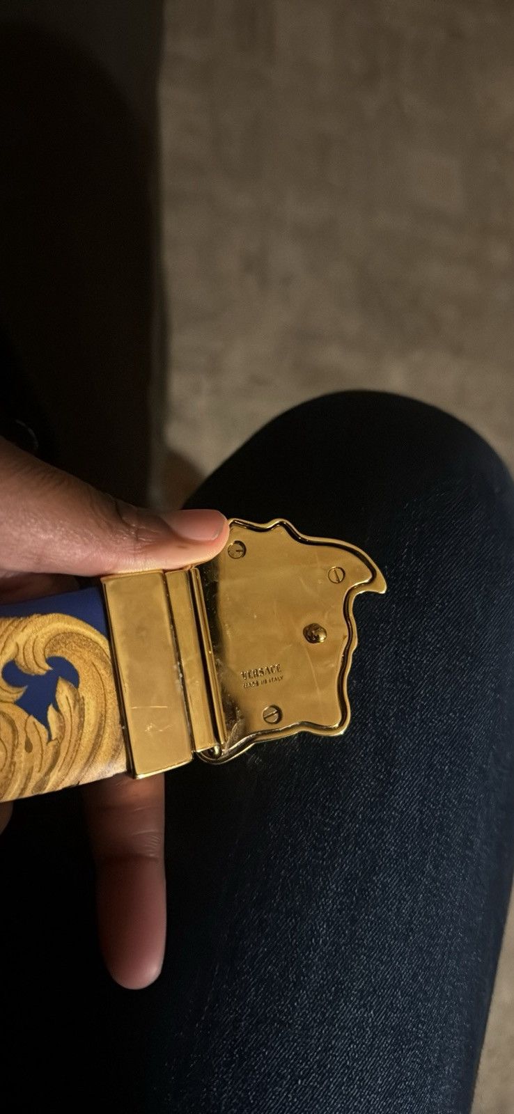 Versace Reversible Versace Belt Size 38 - 2 Thumbnail