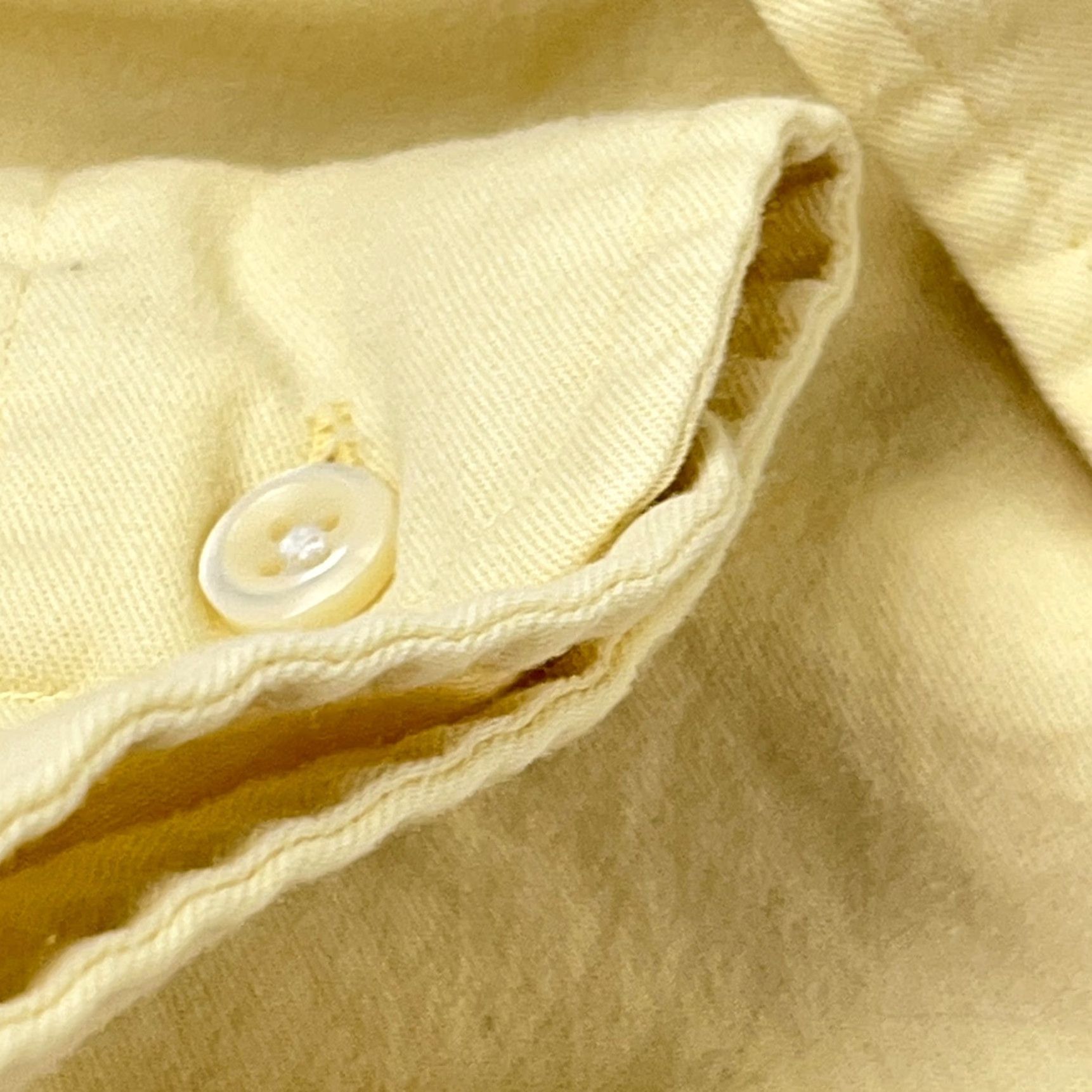 Ralph Lauren Ralph Lauren Button-Up Shirt Men XL Yellow Blaire Twill Pony Dress Adult Size 46R - 5 Thumbnail