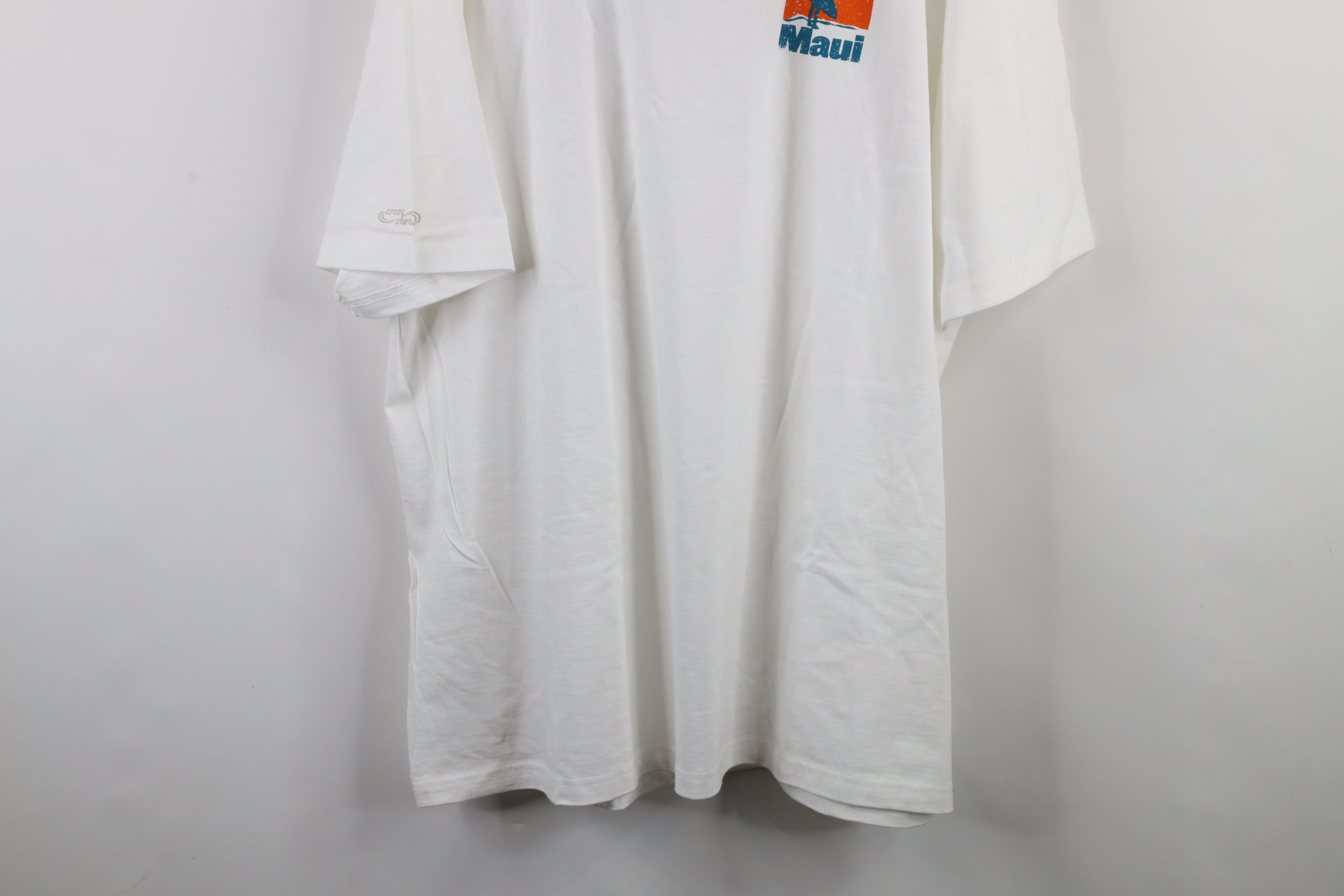 Vintage Vintage 90s Y2K Streetwear Surfing Maui Hawaii T-Shirt White Size US XXL / EU 58 / 5 - 3 Thumbnail