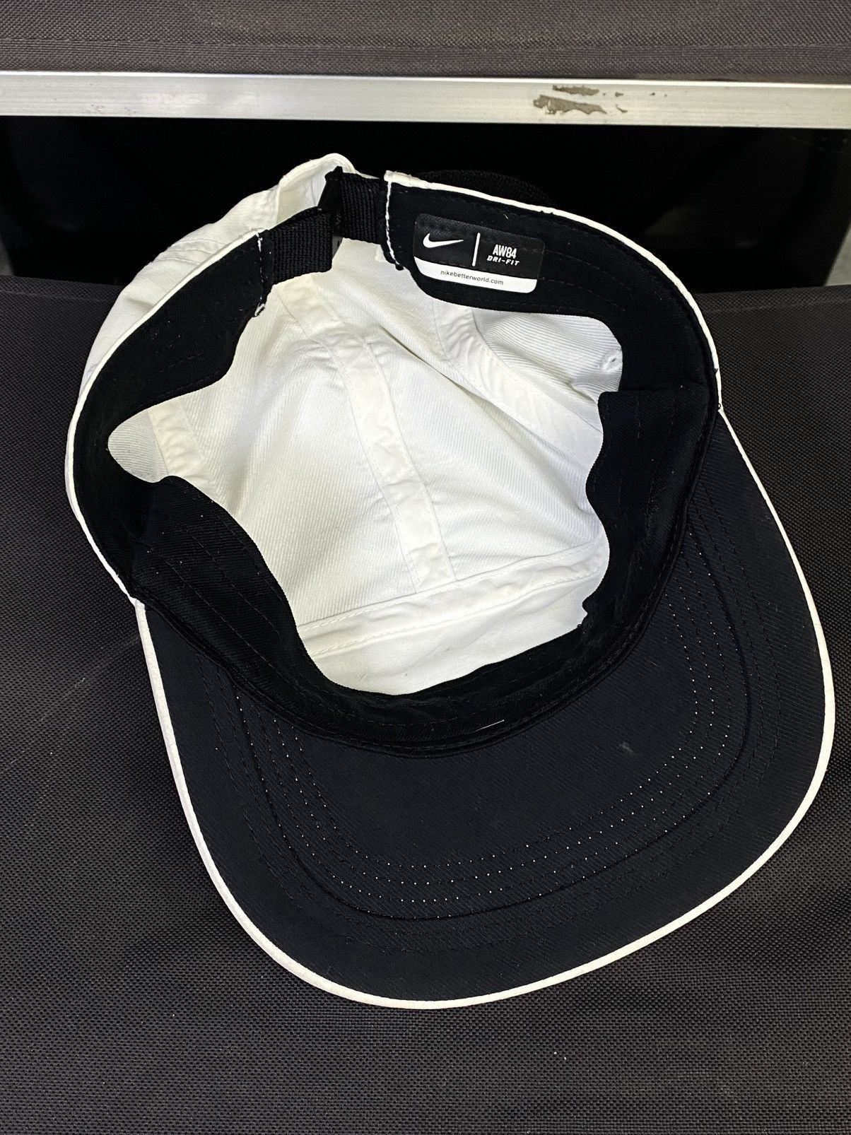 Nike nike aw84 5 panel White dri-fit hat cap Size ONE SIZE - 4 Thumbnail