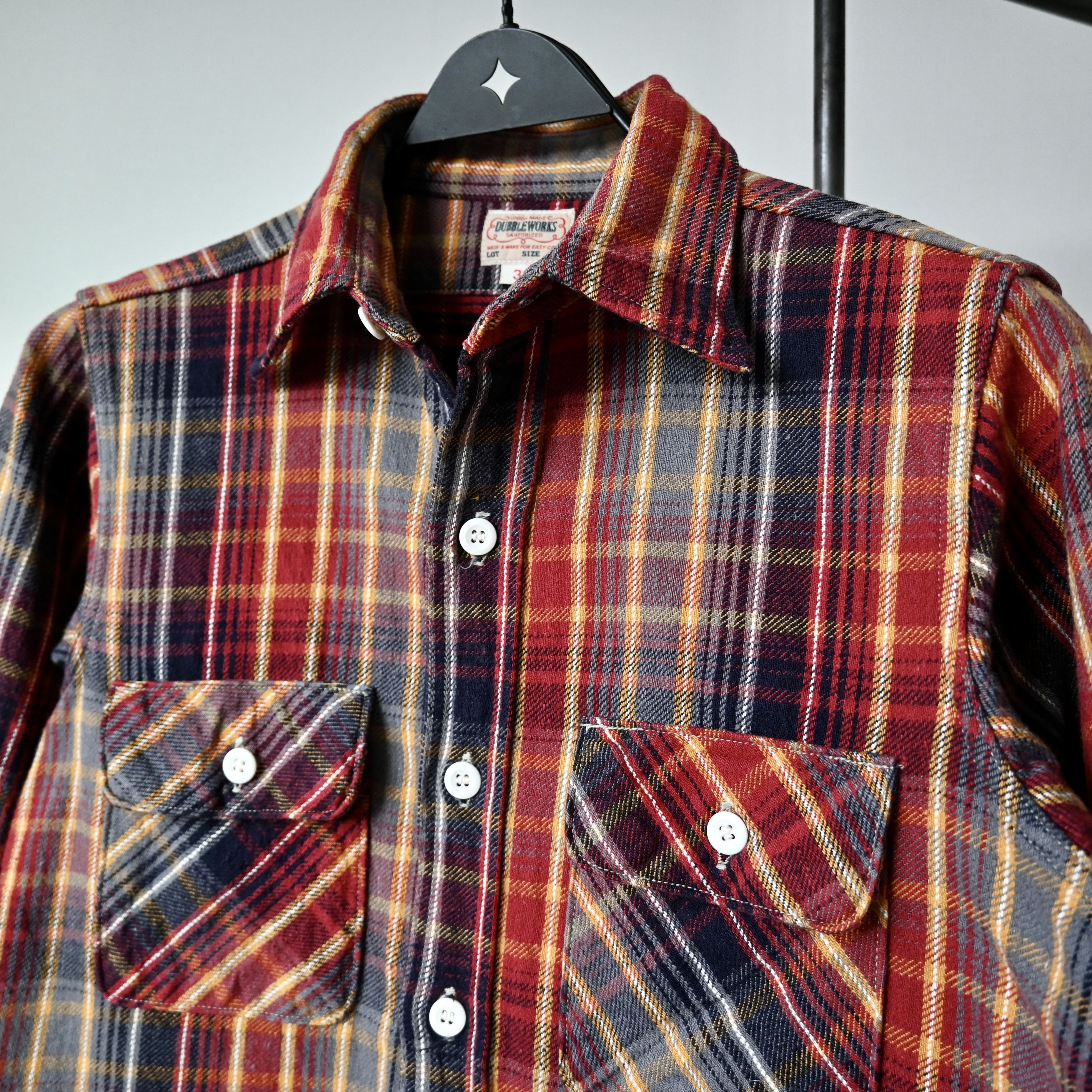 Warehouse & Co. DUBBLE WORKS by Warehouse heavyweight flannel shirt, 36 Size US XS / EU 42 / 0 - 8 Thumbnail