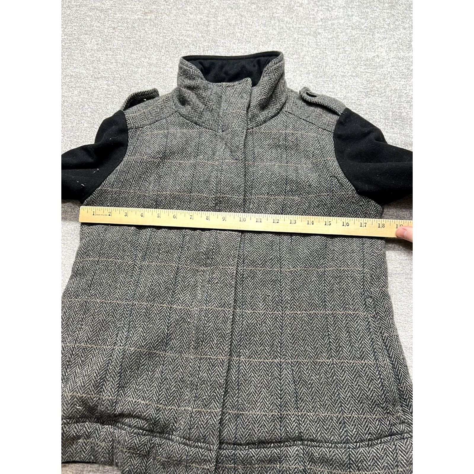 Prana VINTAGE Prana Jacket Womens S Puffer Full Zip Up Coat Outdoors Gray Black Size S / US 4 / IT 40 - 5 Thumbnail