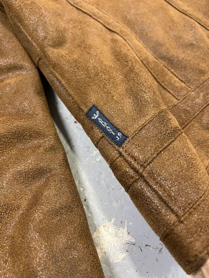 Armani Armani Faux Fur Collar Brown Leather Jacket Size M / US 6-8 / IT 42-44 - 9 Thumbnail