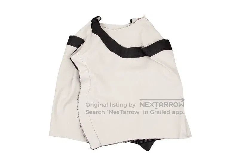 Comme des Garcons Comme Des Garcons size M Beige retro deformation overskirt Size 22" - 3 Thumbnail