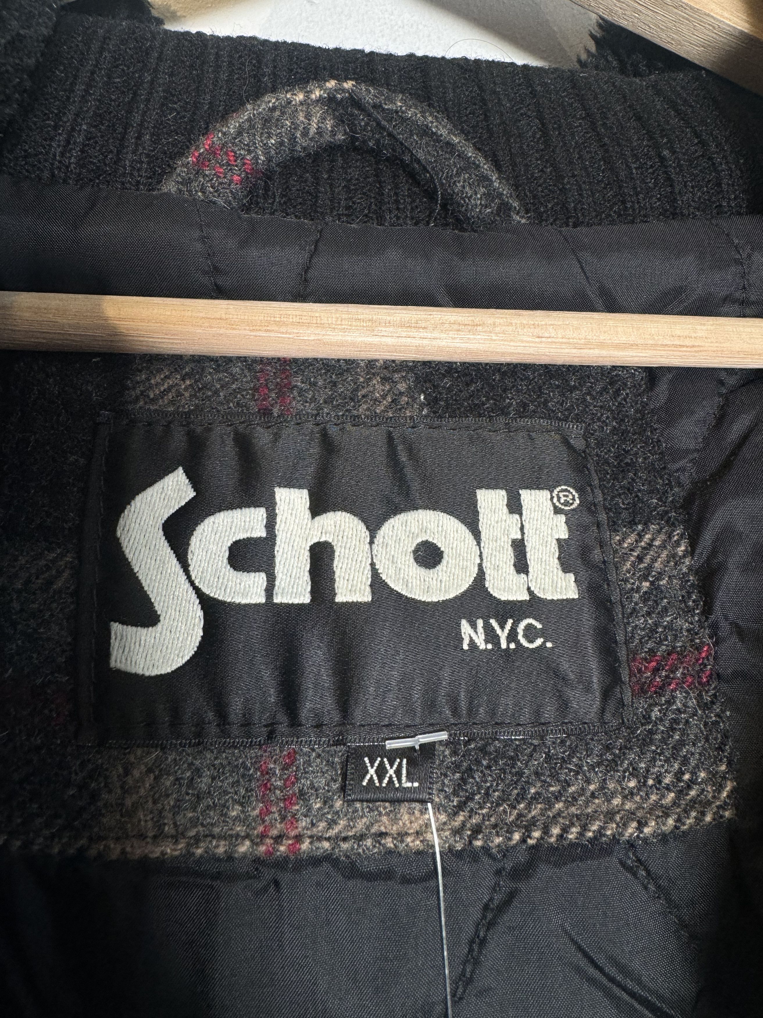 Schott Schott Wool Plaid Jacket Size XXL Size US XL / EU 56 / 4 - 3 Thumbnail