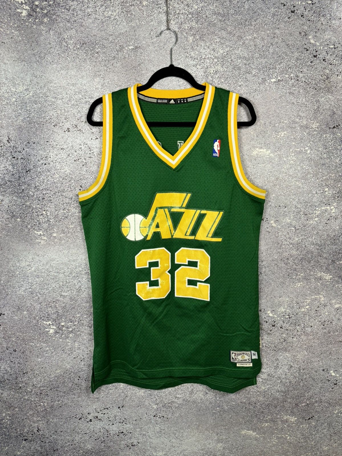 Adidas × NBA CARL MALONE Utah Jazz 2013 NBA Adidas Jersey Blokcore Size US M / EU 48-50 / 2 - 1 Thumbnail