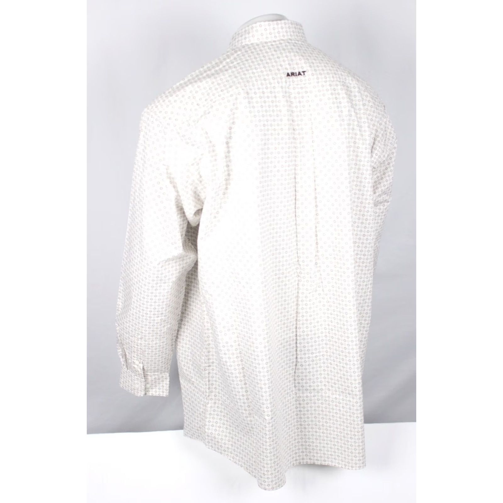 Ariat Ariat Men's Classic Fit Print Long Sleeve Button Shirt XXL Tall Malden White Size US XXL / EU 58 / 5 - 2 Thumbnail