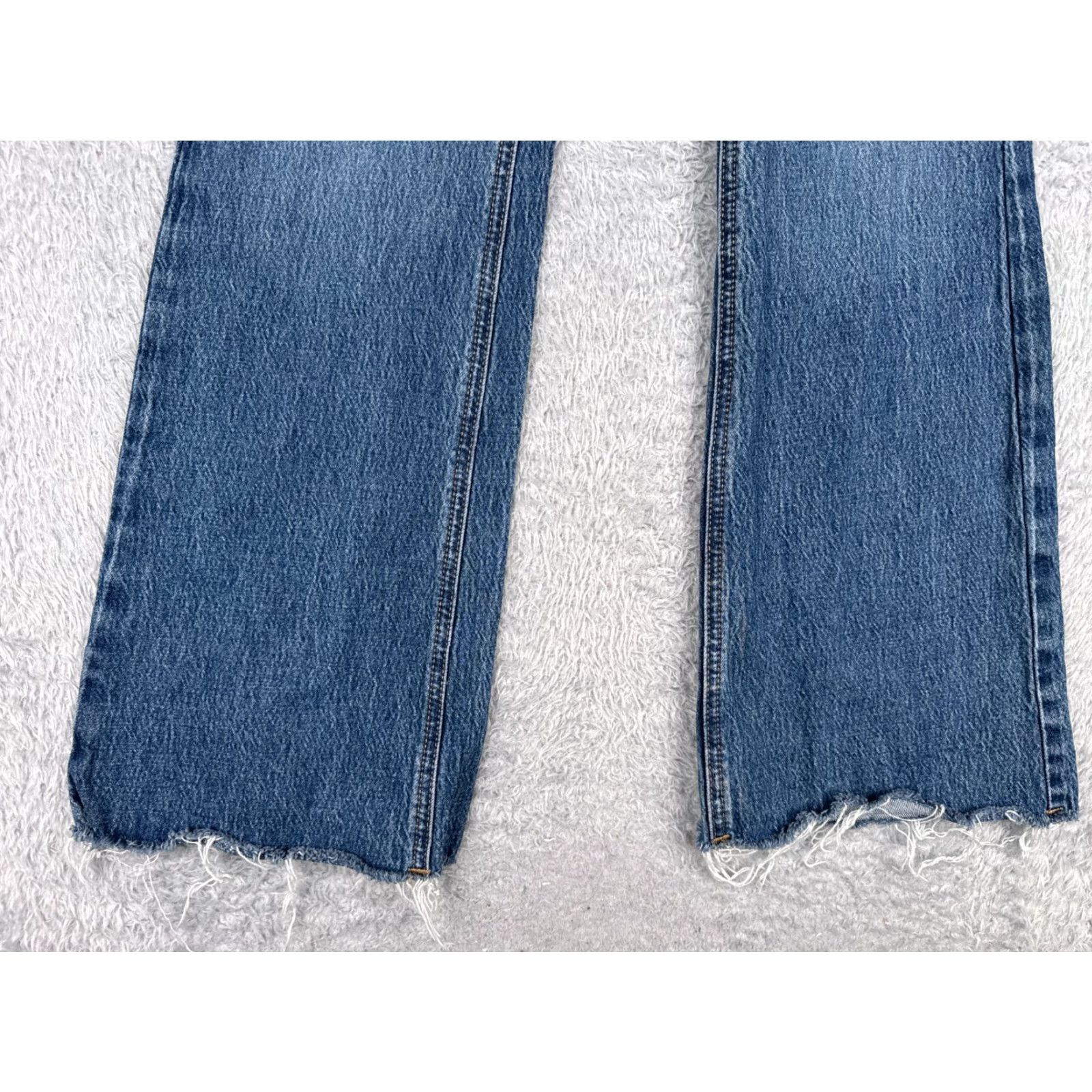 Pacsun Pacsun Womens Jeans 24 Blue Denim High Rise Bootcut Stretch Cotton Blend 30in Inseam Regular Fit Size 42" / US 20 - 2 Thumbnail