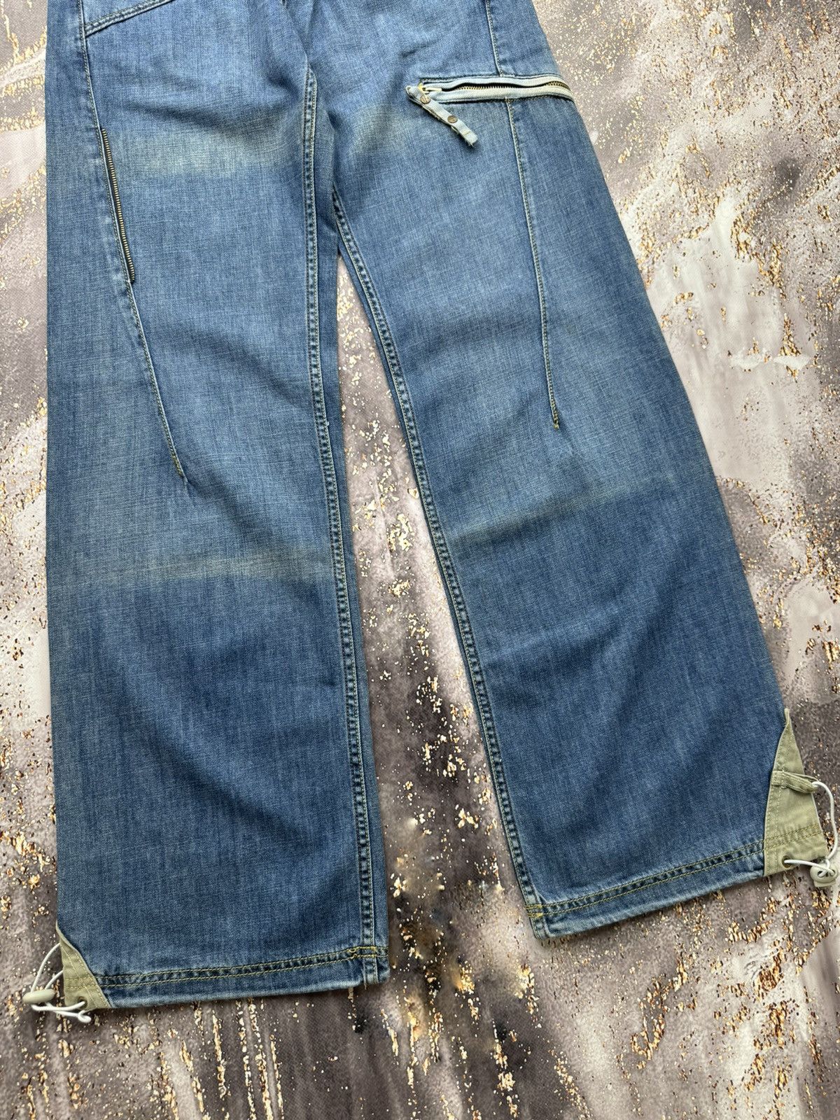 Japanese Brand × Vintage Vintage Wide Bondage Jeans Size 30" / US 8 / IT 44 - 3 Thumbnail