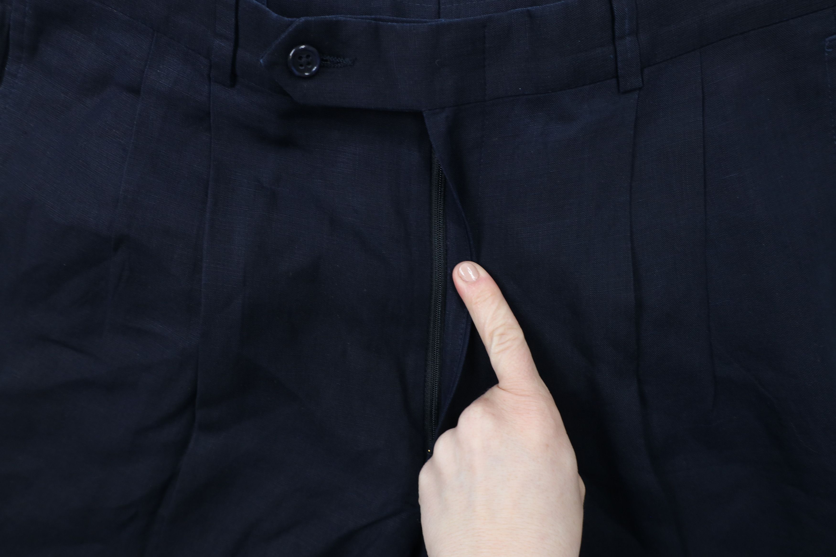 Brooks Brothers × Vintage Vintage 90s Brooks Brothers Cuffed Wide Leg Chino Pants Size US 32 / EU 48 - 5 Thumbnail