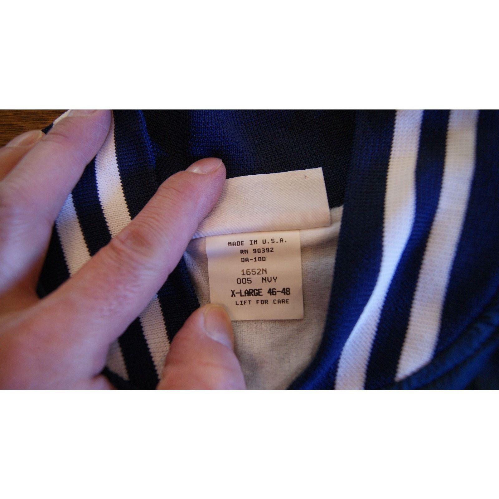 Vintage NOS VTG Kroger Blue XL Bomber Jacket Snap USA Workwear Size US XL / EU 56 / 4 - 5 Thumbnail