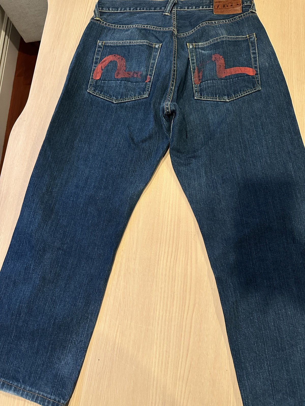 Evisu Vintage Evisu Blue Jeans Denim 33x27 Size US 33 - 1 Thumbnail