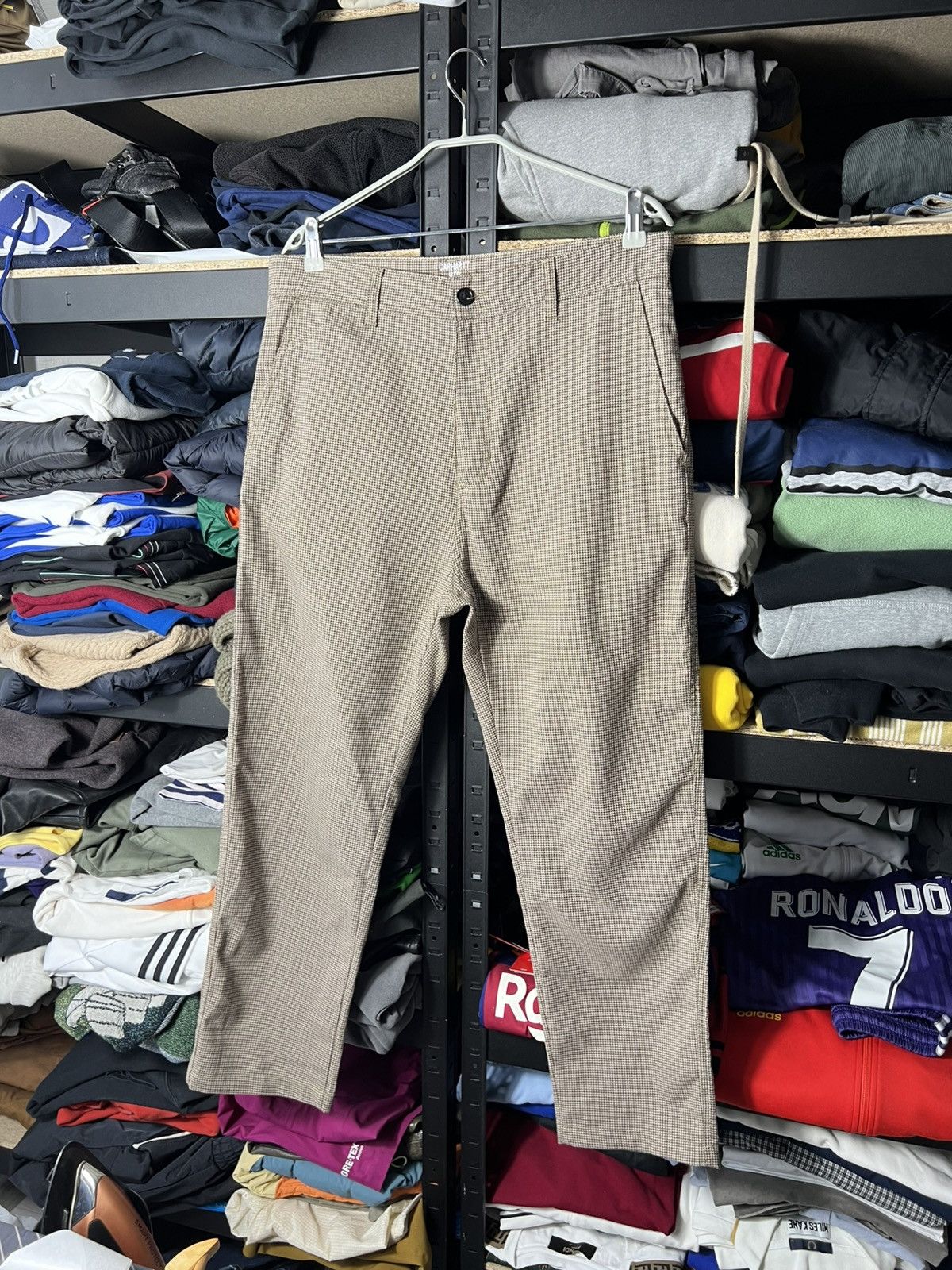 Carhartt Wip Carhartt WIP Menson Pant Wool Houndstooth Brown Size 32 Size US 32 / EU 48 - 6 Thumbnail