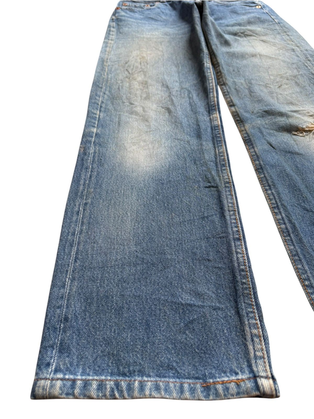 Levi's Vintage 90s Levis 501xx Mud Wash Distressed Jeans Size US 28 / EU 44 - 6 Thumbnail