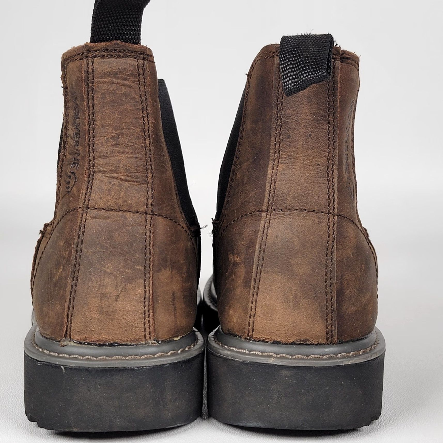 Vintage Wolverine Floorhand Romeo Waterproof Leather Brown Work Boot Women's Size 7W Size US 5 / IT 35 - 7 Thumbnail